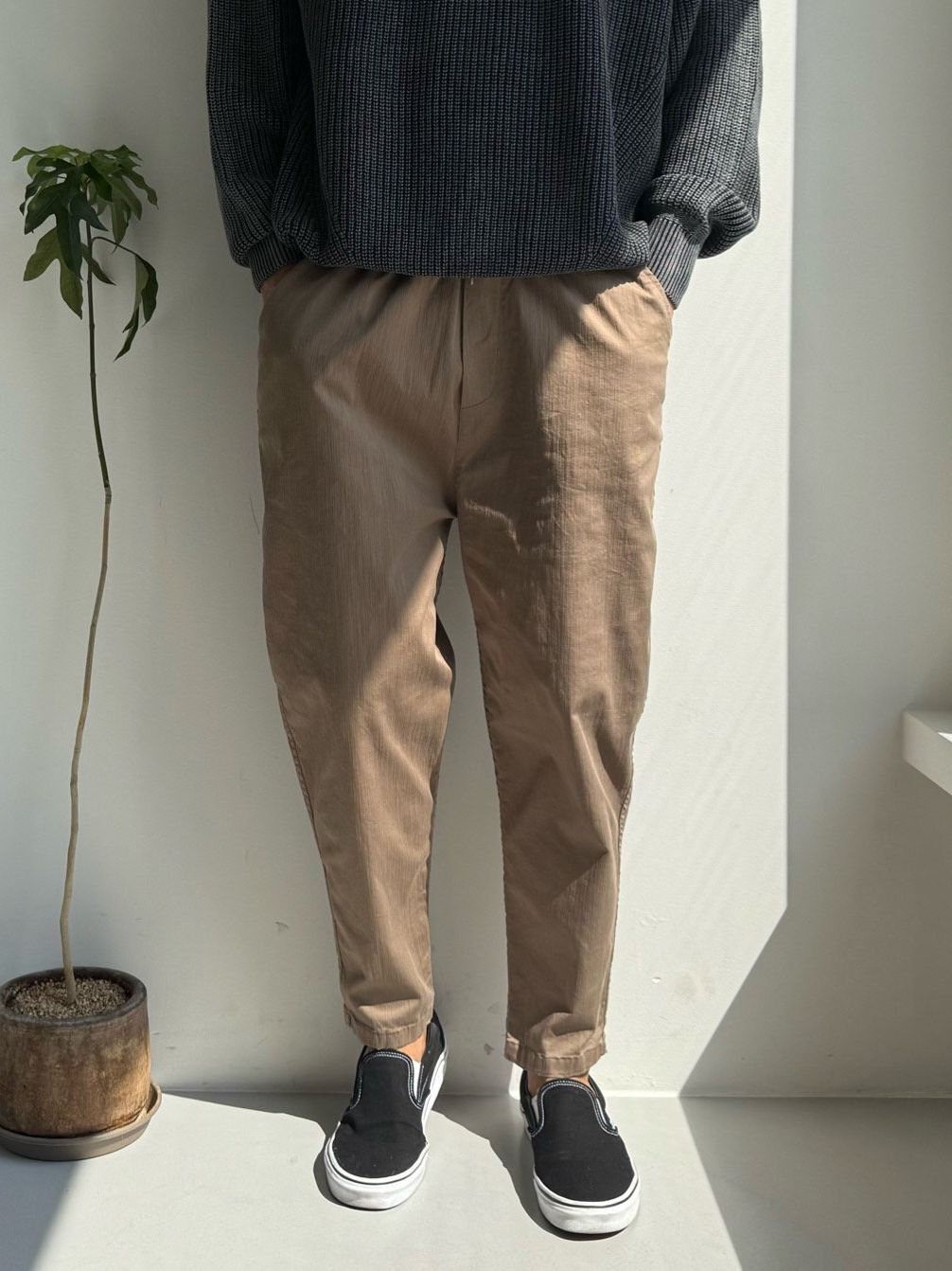 淨色鬆身褲 PEACOCK-157P