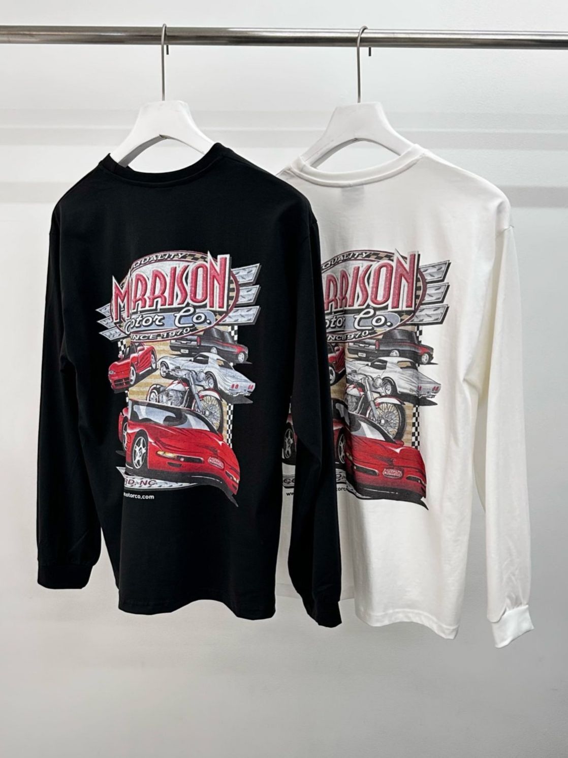 英文字圖案長袖衫 WD-194T