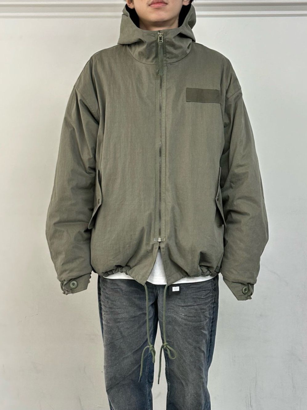 淨色連帽拉鍊外套 WD-195JK