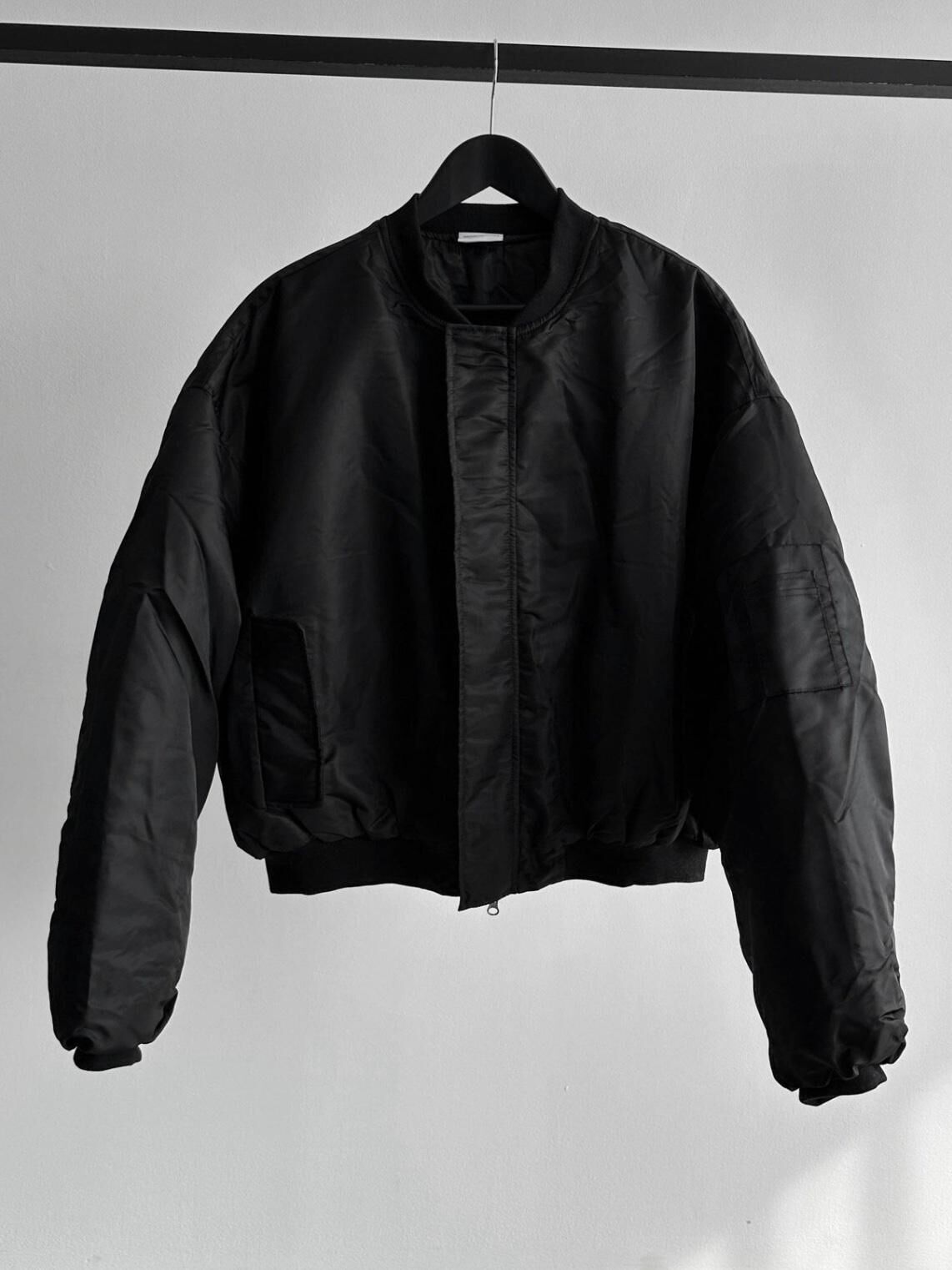 淨色拉鍊軍褸(薄夾棉) WD-196JK