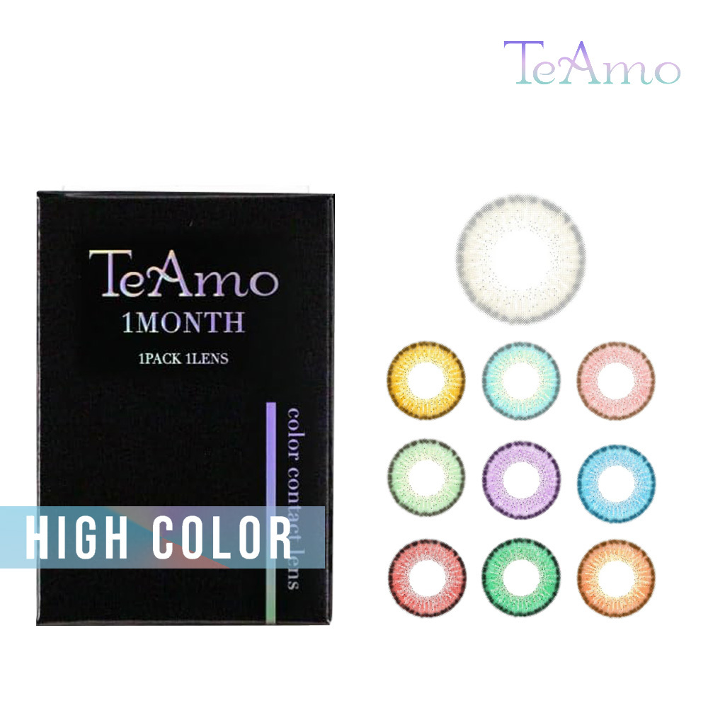 TeAmo High Color 愛神之語 1 Month 美瞳 彩色 月拋 隱形眼鏡 1片