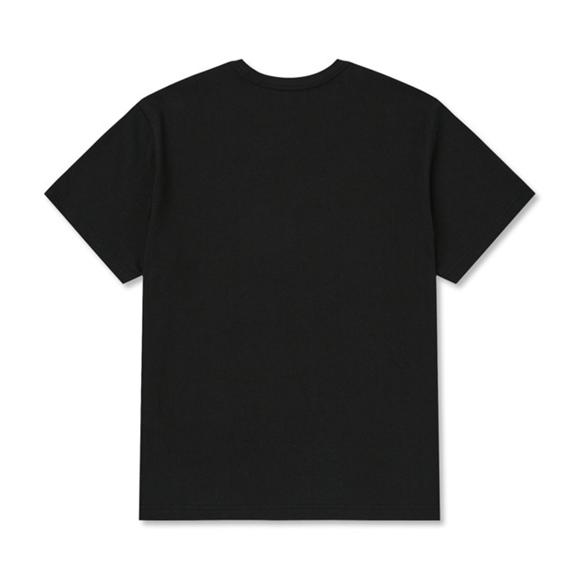 [K] NERDY HANDSOME CAT WAPPEN S/S T-SHIRT_BLACK, PNEU25ST2501 (KN34)