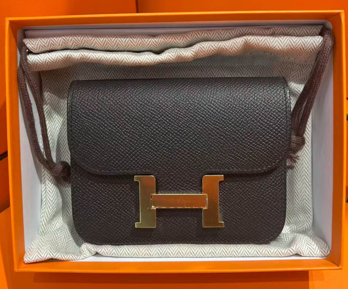 Constance slim 89 noir cc Epsom