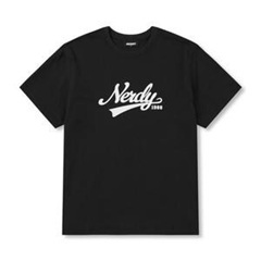 [K] NERDY VARSITY LOGO S/S T-SHIRT_BLACK, PNEU25ST0601 (KN50)