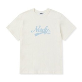 [K] NERDY VARSITY LOGO S/S T-SHIRT_CREAM, PNEU25ST0602 (KN51)