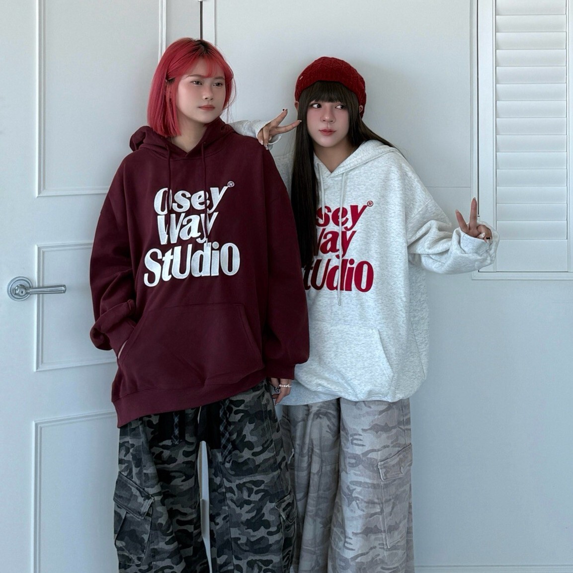 熱銷回歸!OSEYWAY® 刺繡大口袋寬鬆帽tee