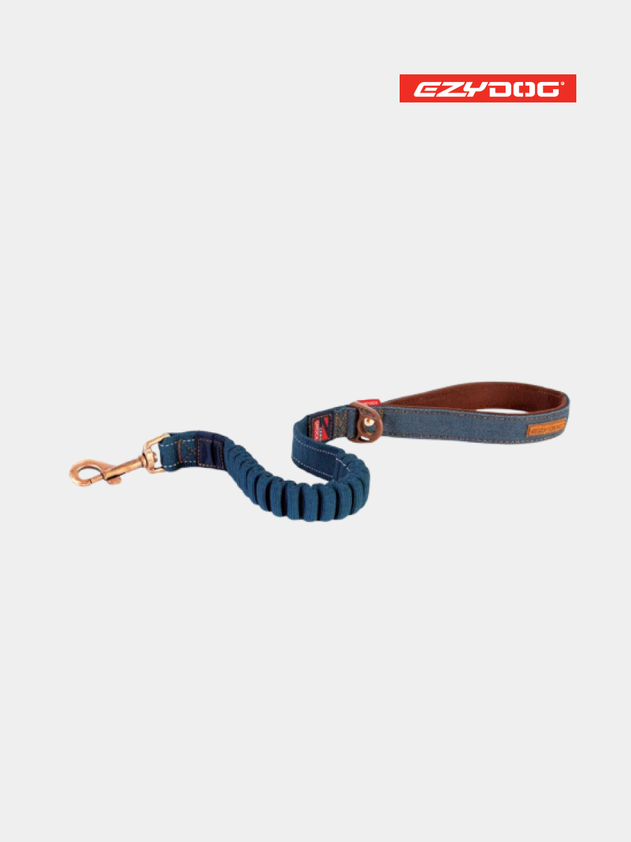【澳洲EZYDOG】零拉力牽繩｜丹寧 64公分