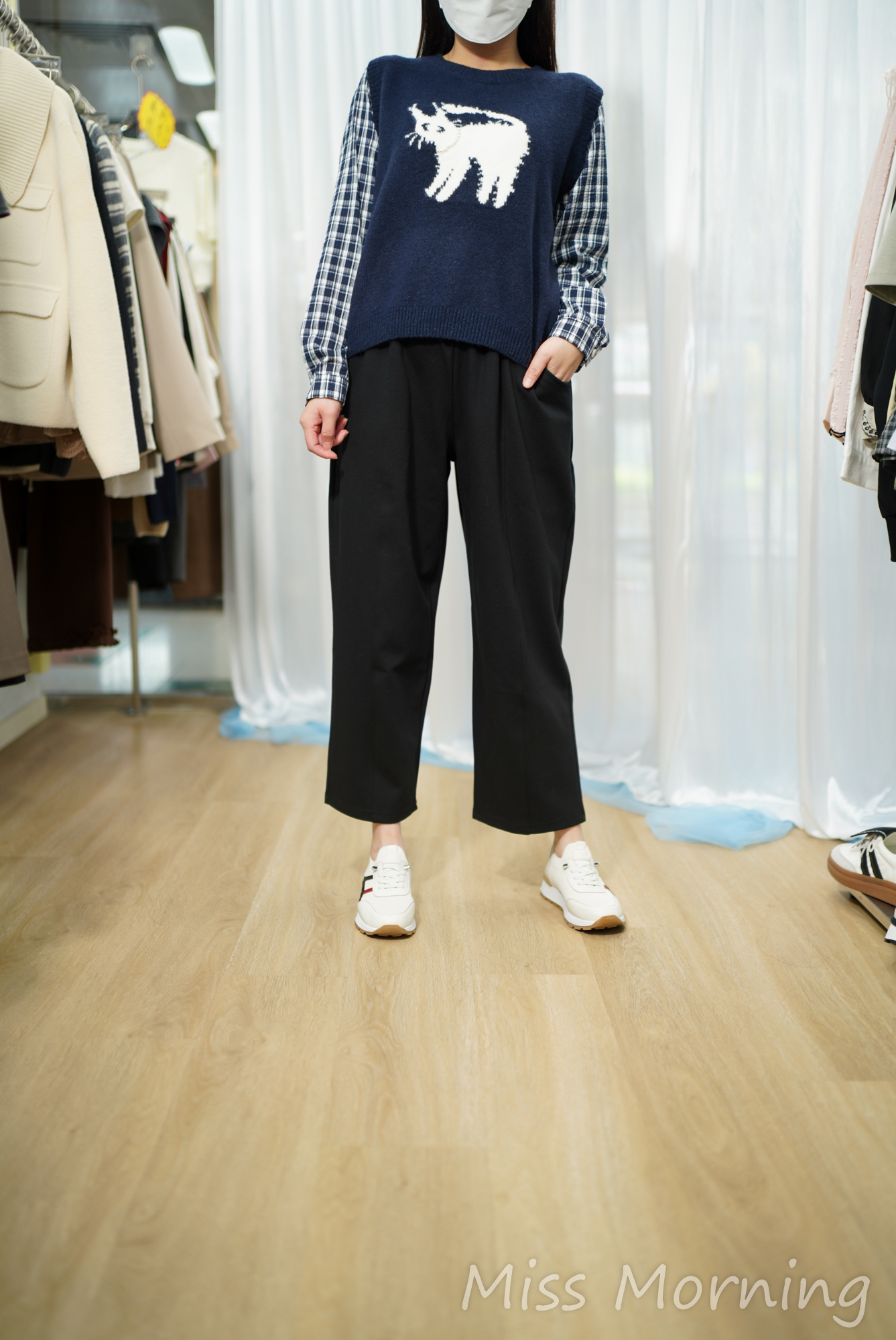 貓貓圖案上衣(14862)