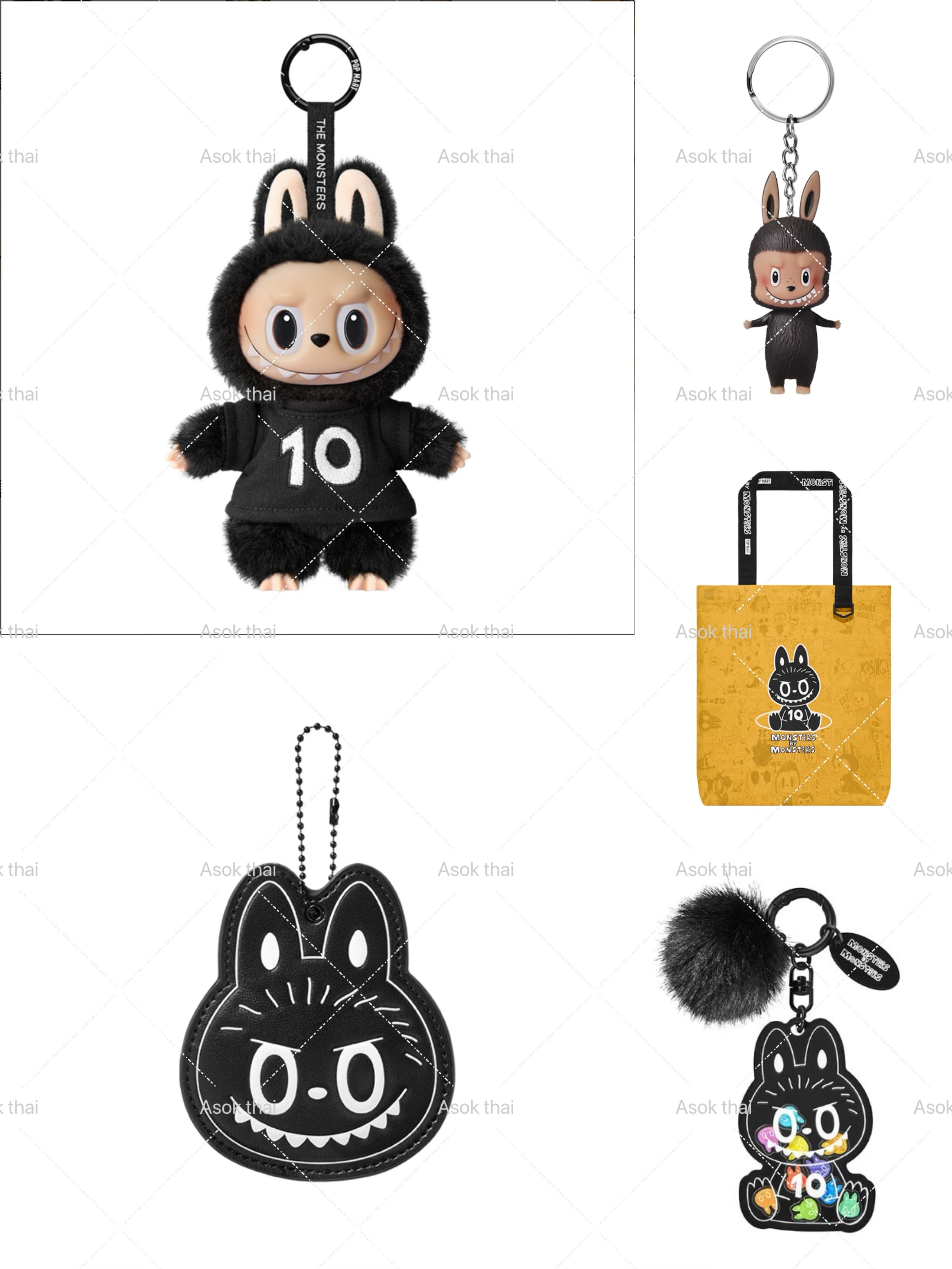 上海展會限定十週年 POPMART LABUBU 搪膠套裝組合