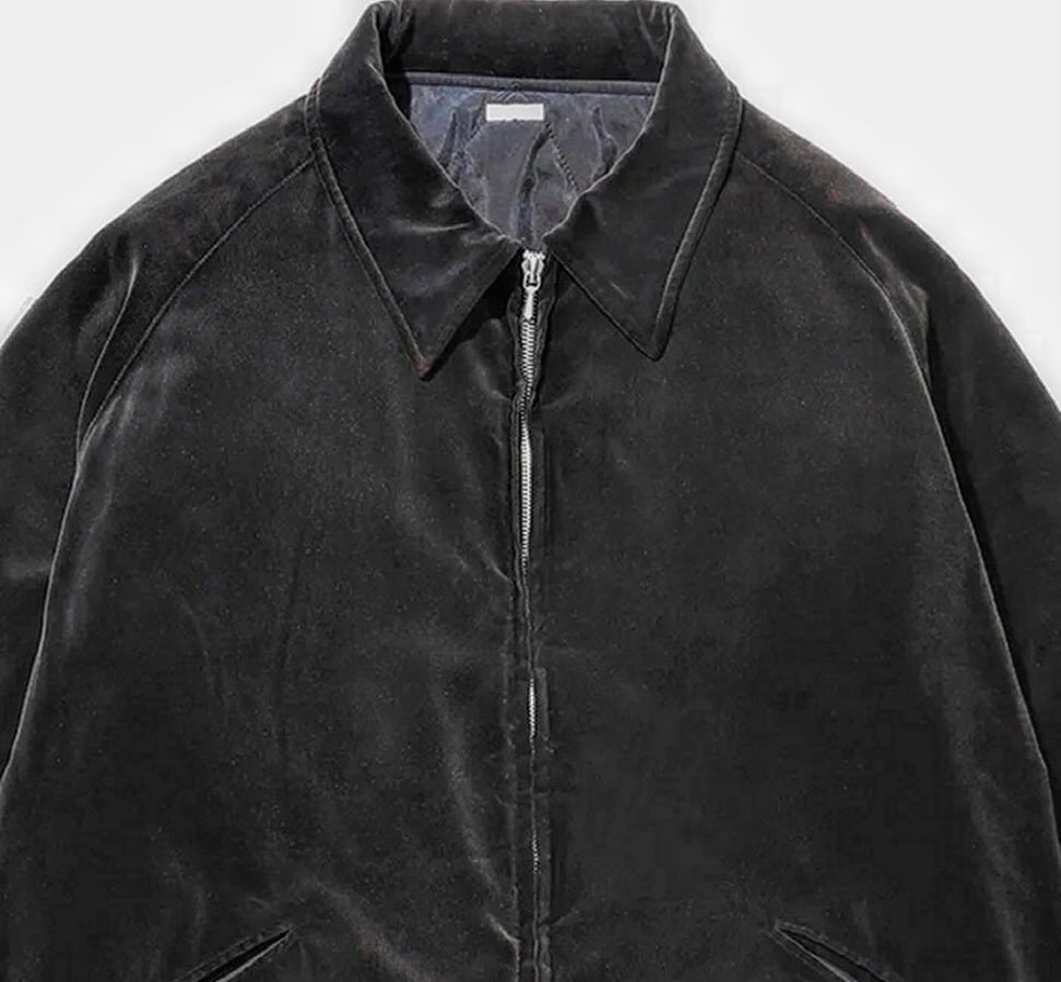 A.PRESSE 2025 A/W VINTAGE SOUVENIR VELOUR JACKET (25AAP-01-04) - PRE ORDER ITEM (預訂中)