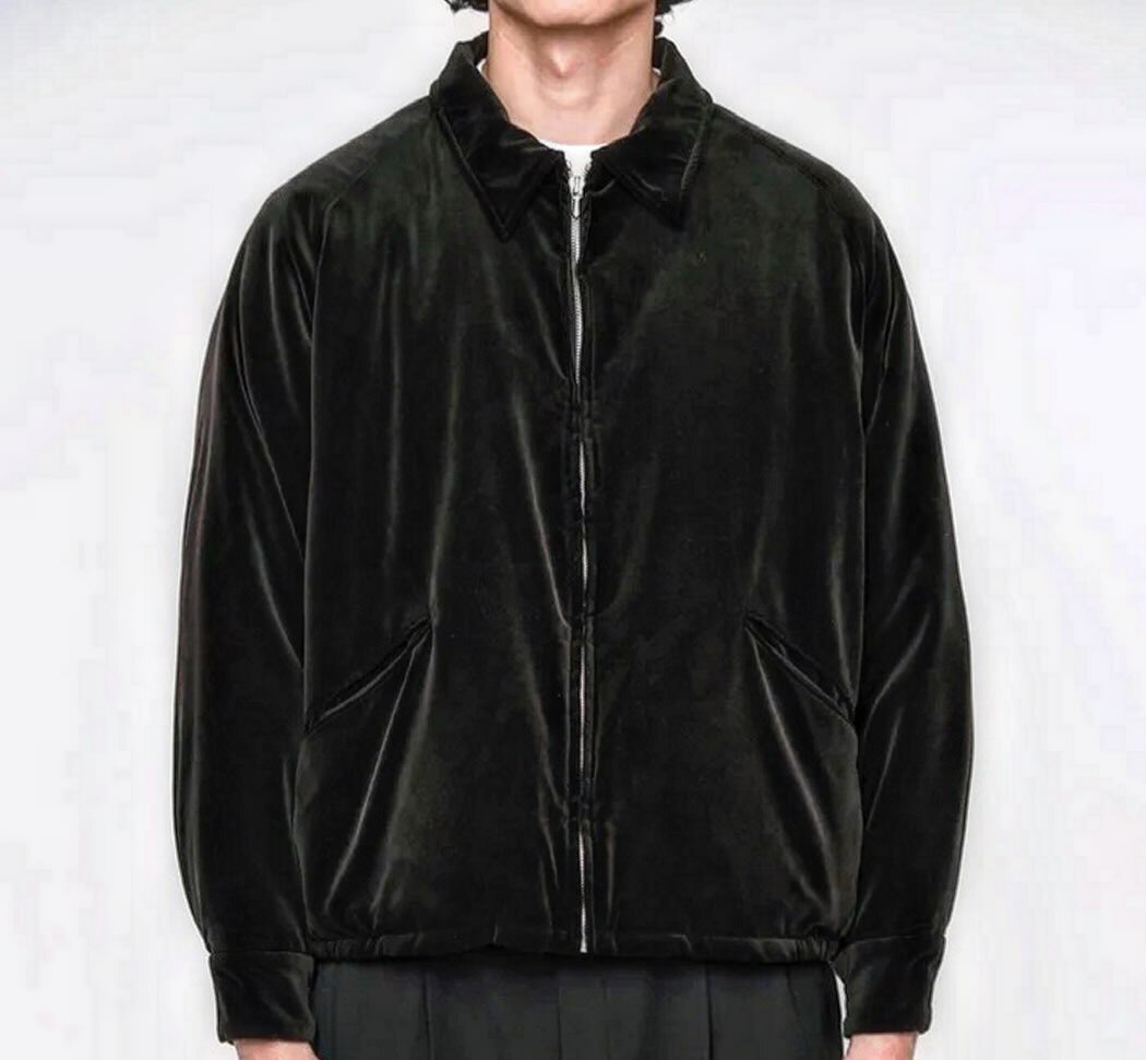 A.PRESSE 2025 A/W VINTAGE SOUVENIR VELOUR JACKET (25AAP-01-04) - PRE ORDER ITEM (預訂中)