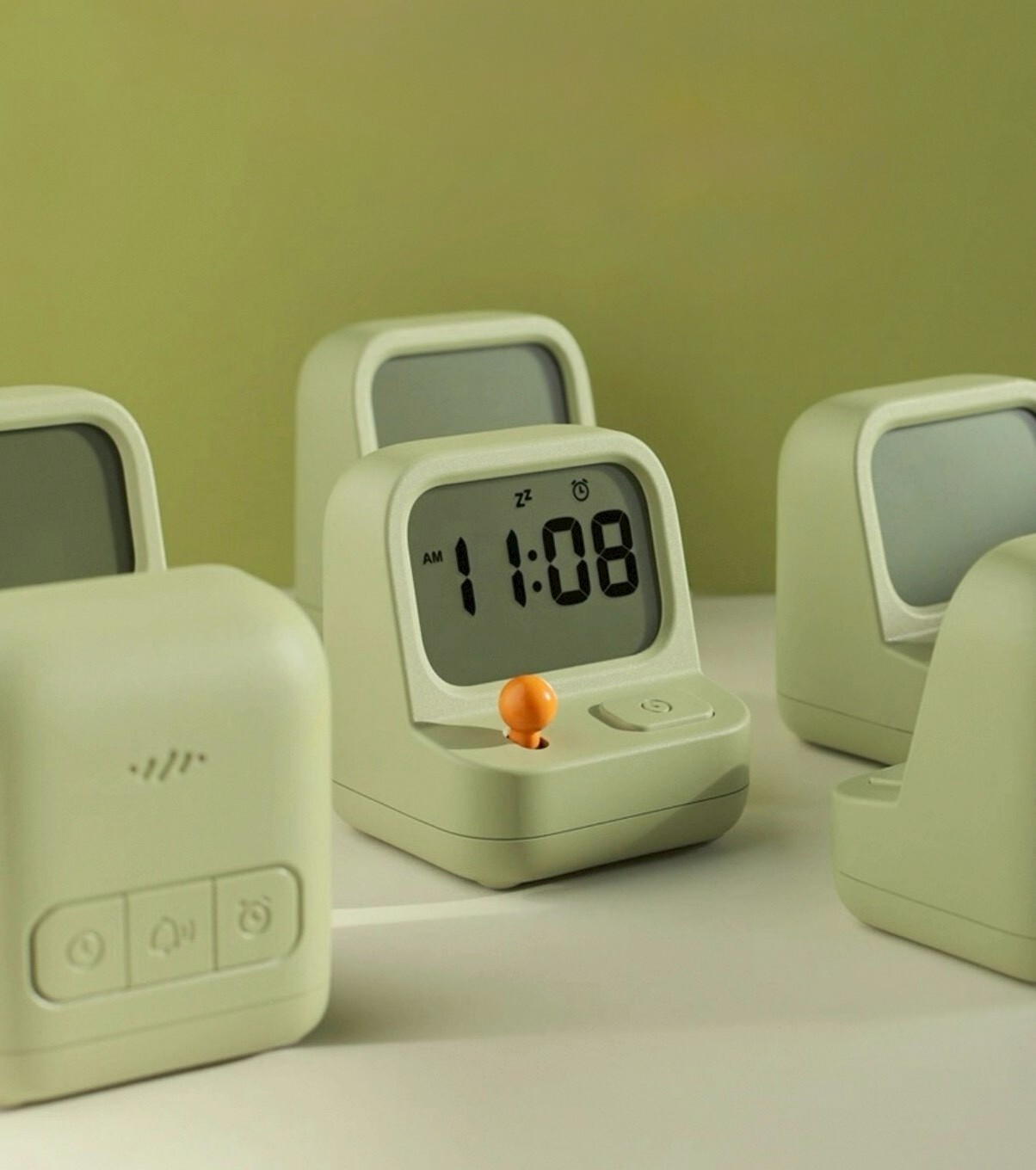 迷你遊戲機造型 智能鬧鐘日曆