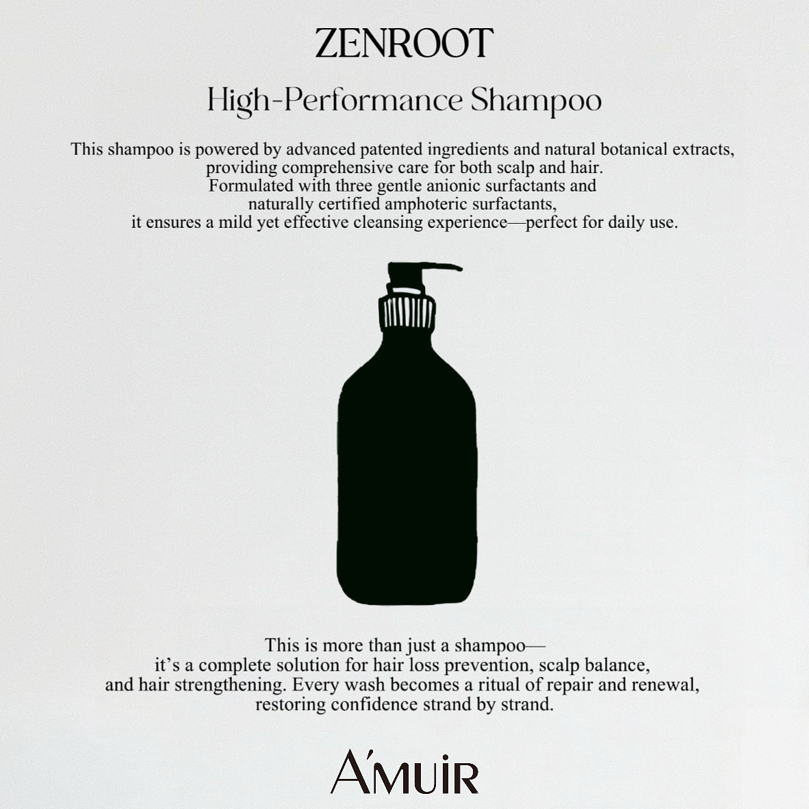ZENROOT 禪源高效胜肽洗髮精