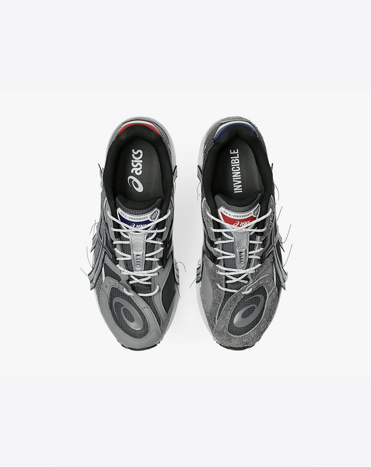 [Instock] INVINCIBLE® x ASICS  GEL-NIMBUS 10.1 GREY| 1203A981-020