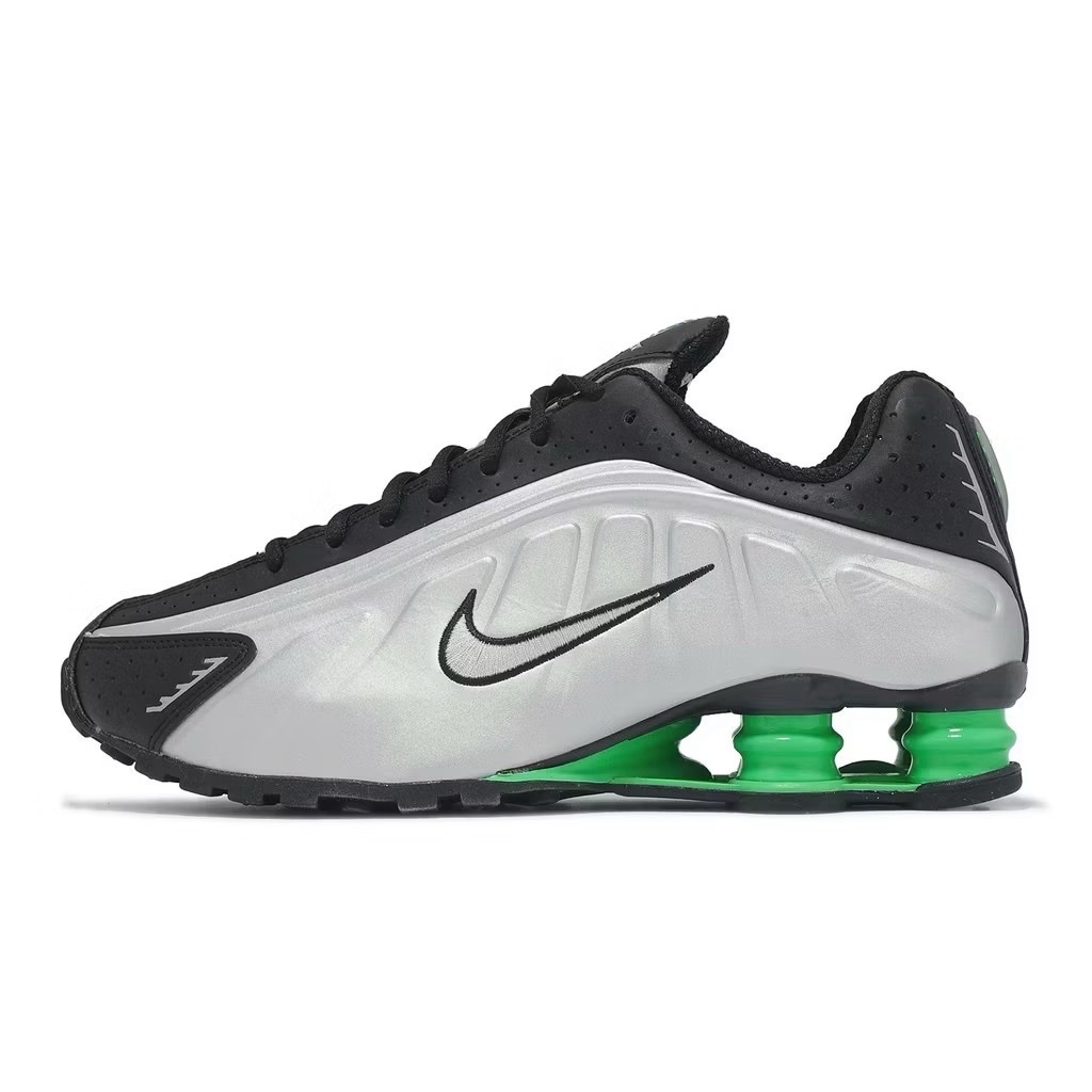 <連線代購商品> Nike Shox R4 男鞋 黑銀綠 彈簧鞋 HQ1988-006