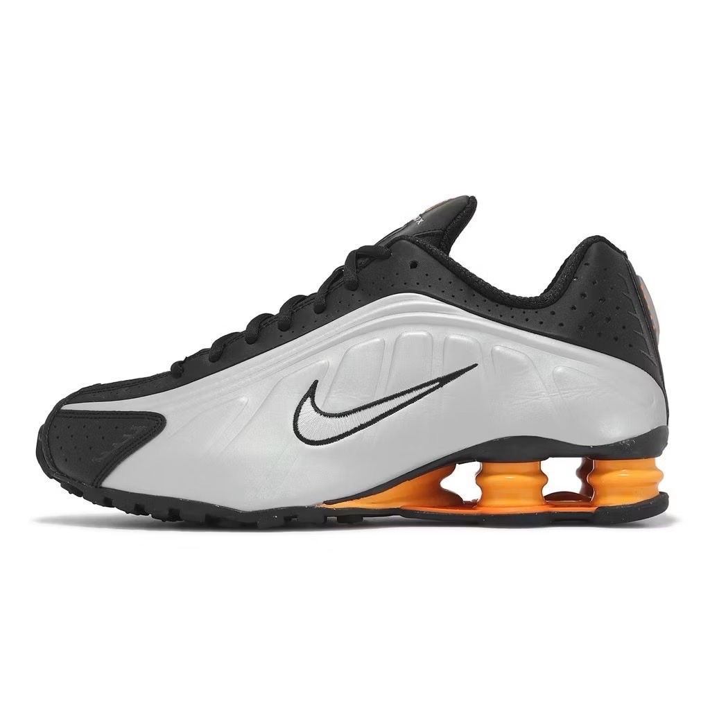 <連線代購商品> Nike Shox R4 男鞋 黑銀橘 彈簧鞋 HQ1988-003