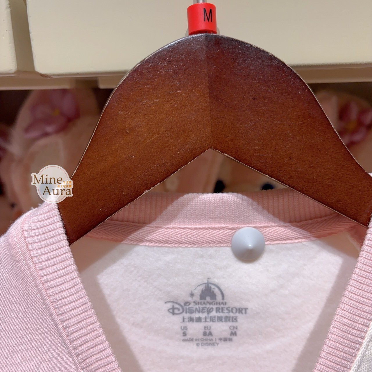 玲娜貝兒 LinaBell 滾邊 V領 設計 長T 長袖 上衣 -上海迪士尼樂園