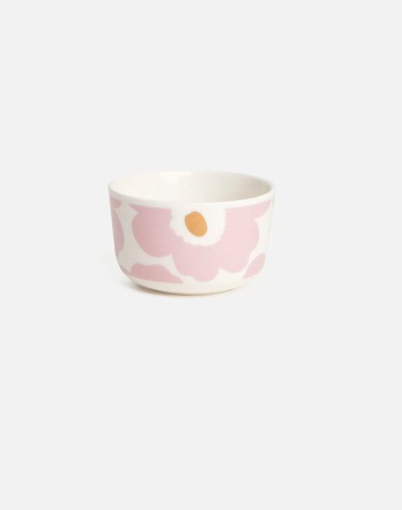 [現貨] Marimekko Unikko 淡金x粉 小碗 日本限定色