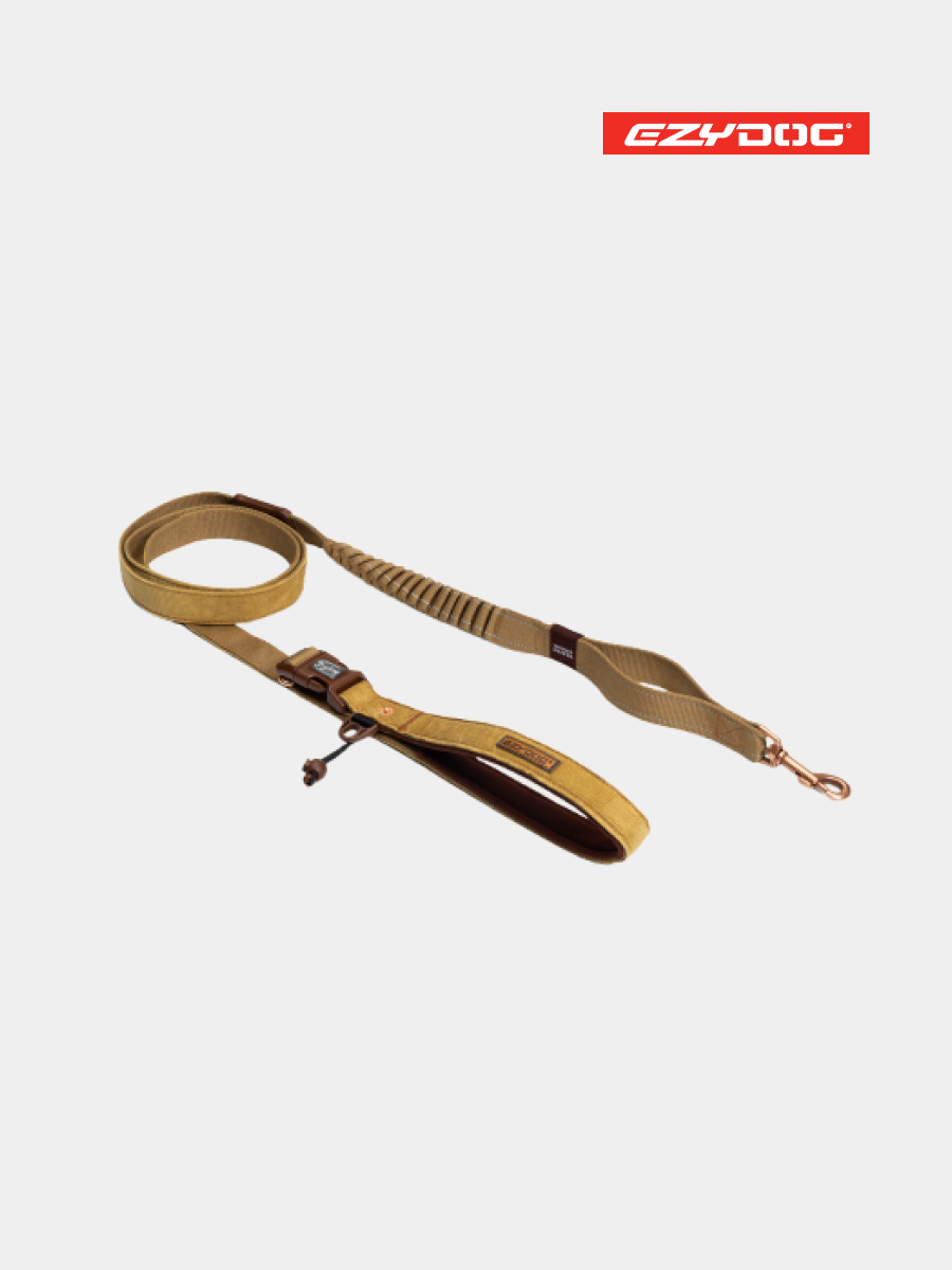 【澳洲EZYDOG】零拉力跑步牽繩｜燈芯絨 210公分