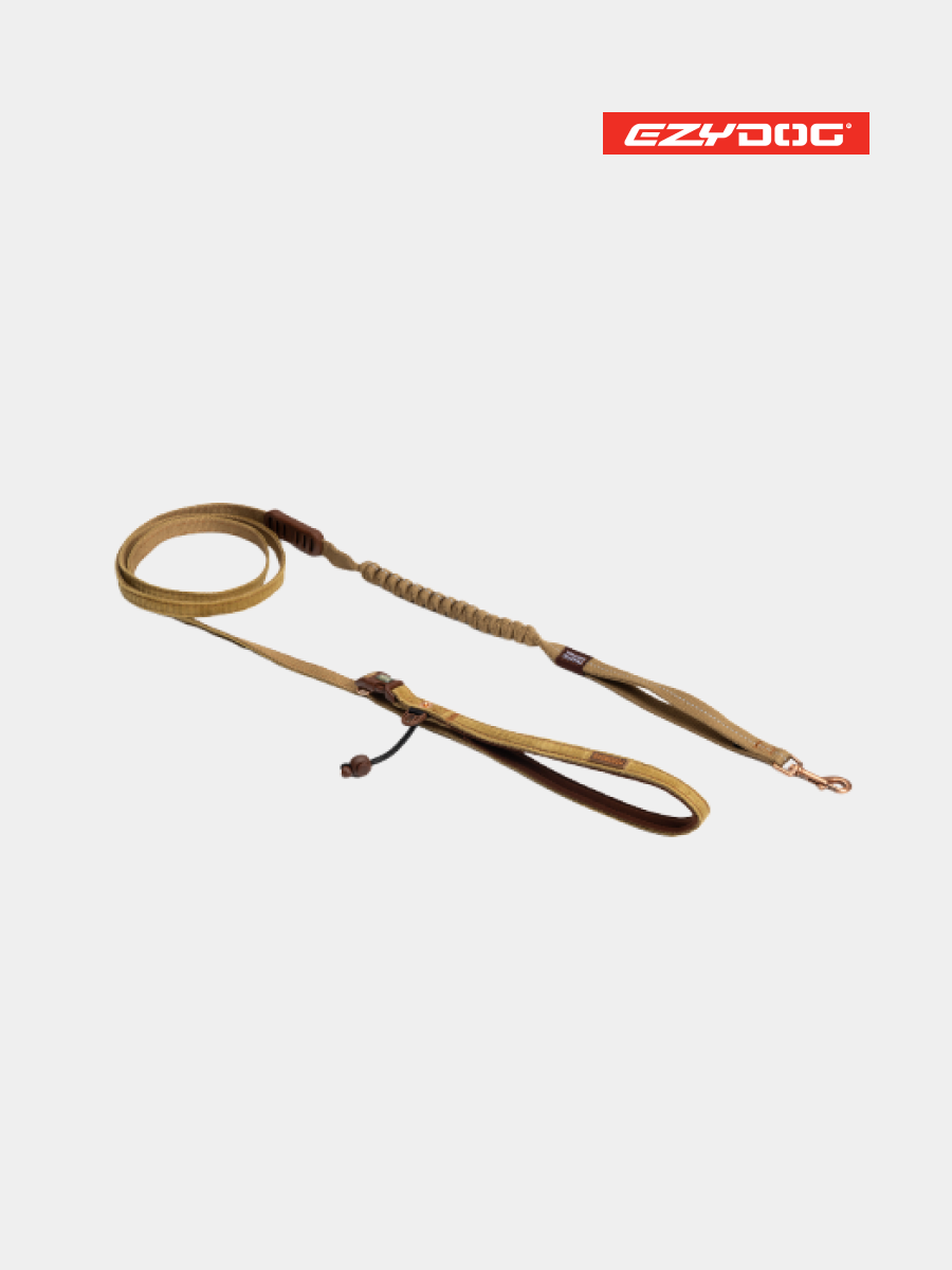 【澳洲EZYDOG】輕巧版跑步牽繩｜燈芯絨 210公分 (7kg以下的狗狗適用)