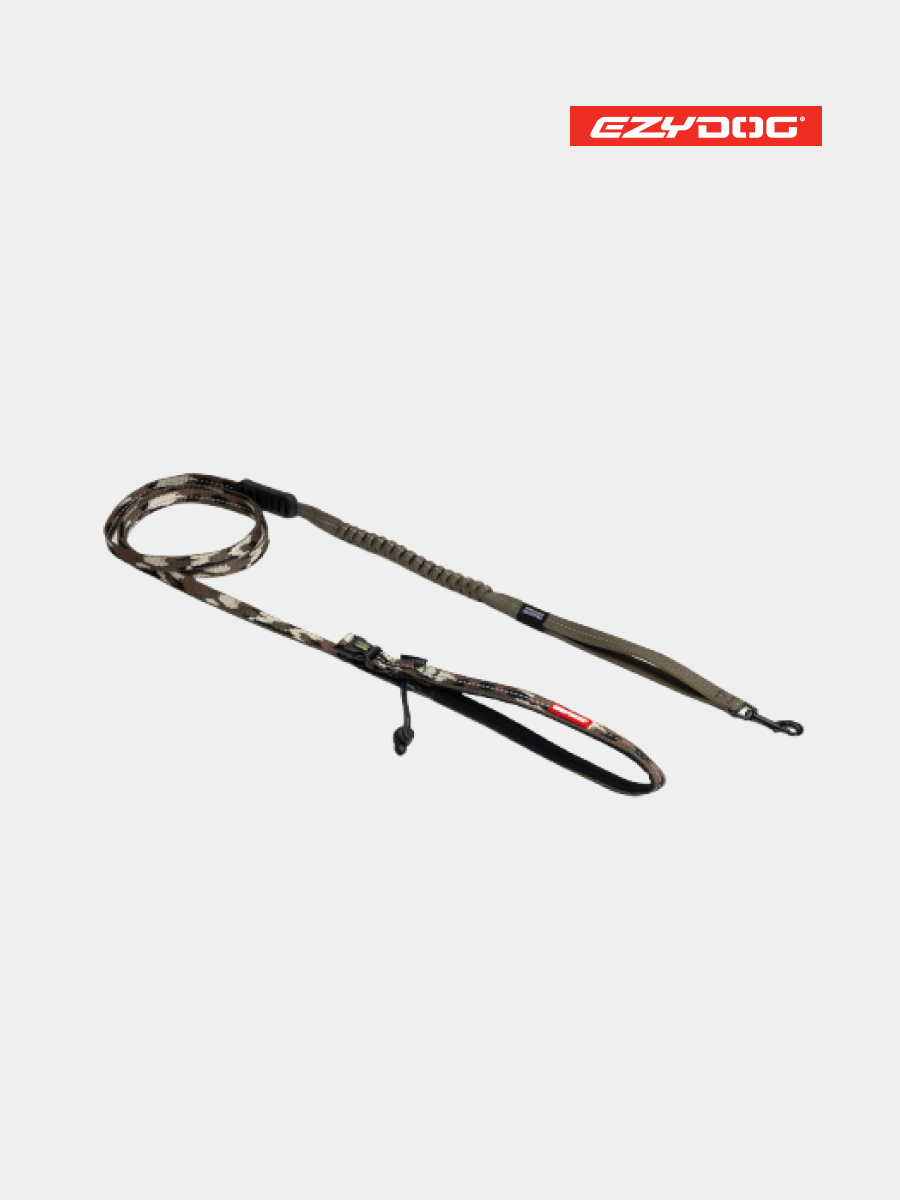 【澳洲EZYDOG】輕巧版跑步牽繩｜迷彩 210公分 (7kg以下的狗狗適用)