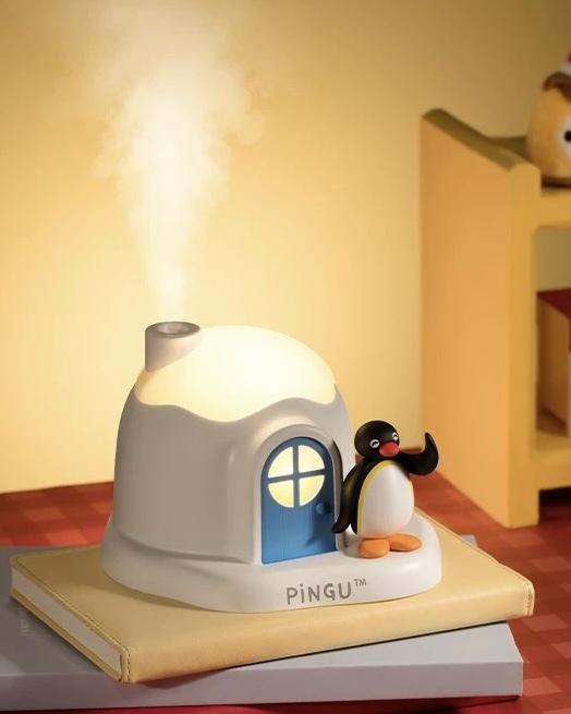 PINGU 企鵝家族 雪屋造型 加濕器 攜帶式 擺設 / 預購