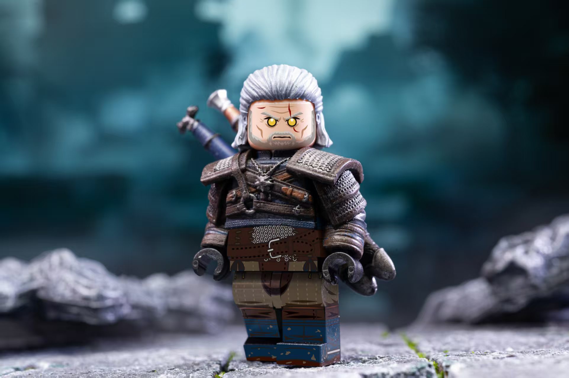 【預訂】【Cosmo Brick 】巫師 傑洛特