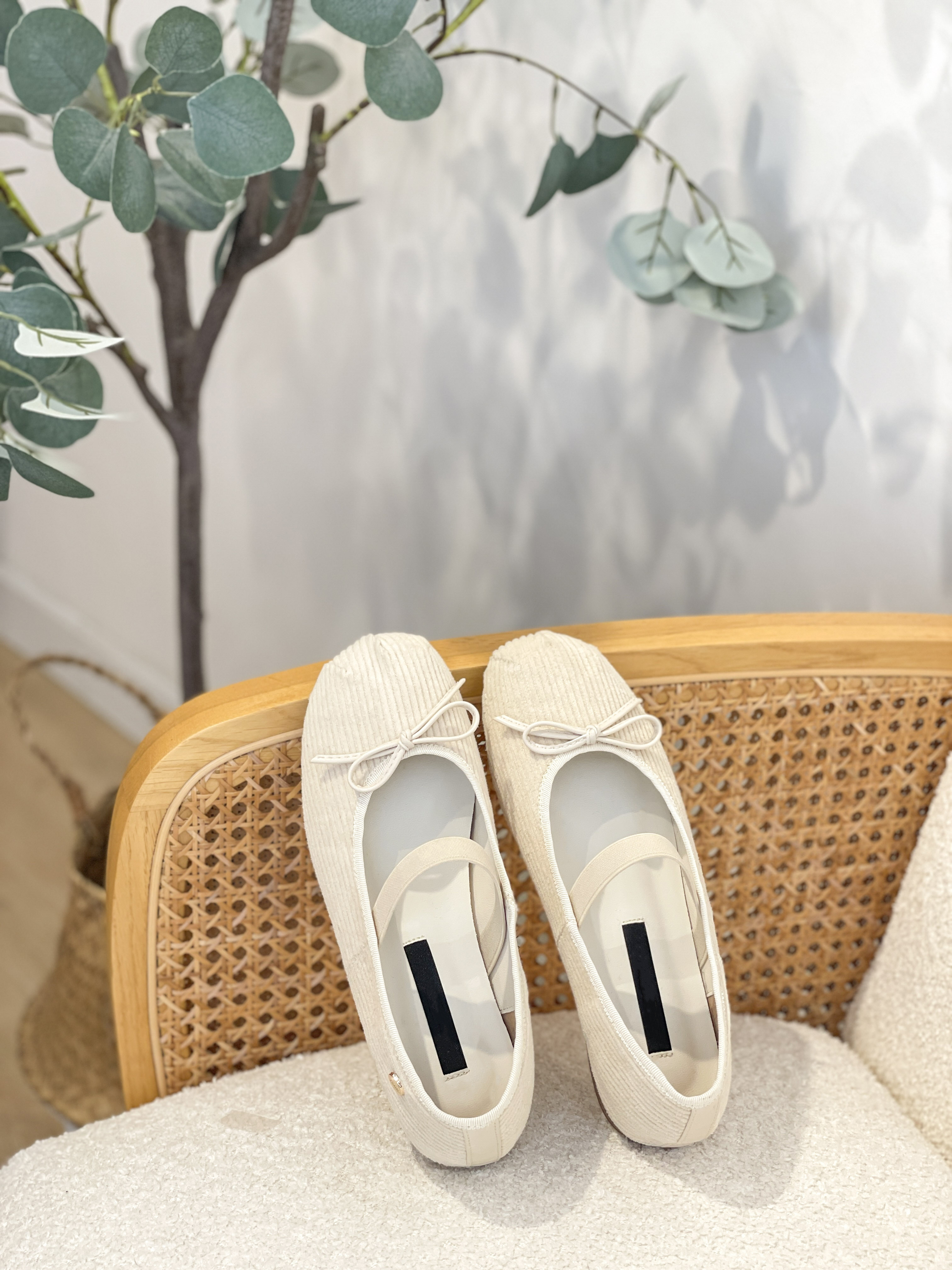 SHOE062 Molly Corduroy Ballet Shoes