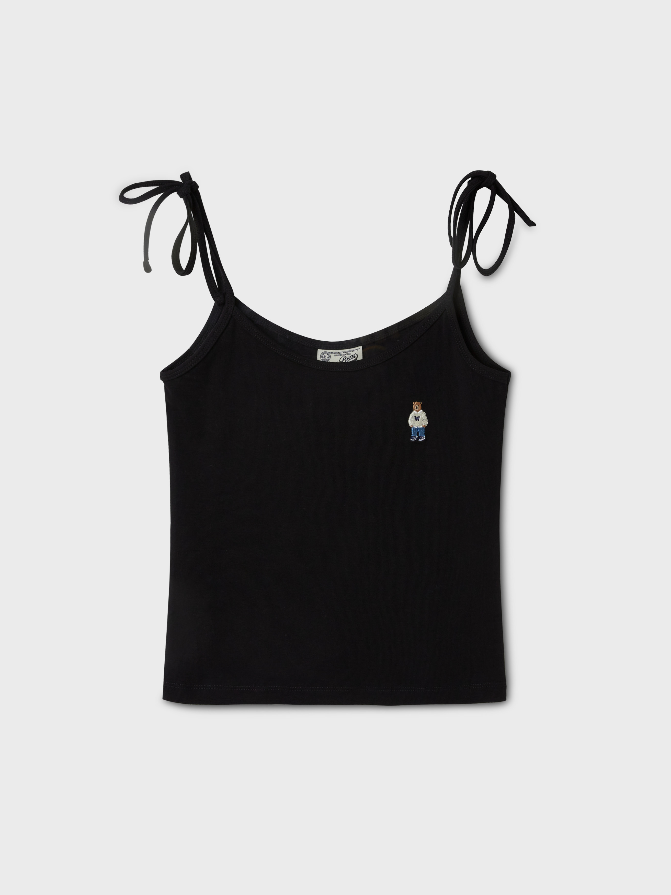 WHO A U - Steve Ribbon Sleeveless[B] *2色* (WHRNF3751F)