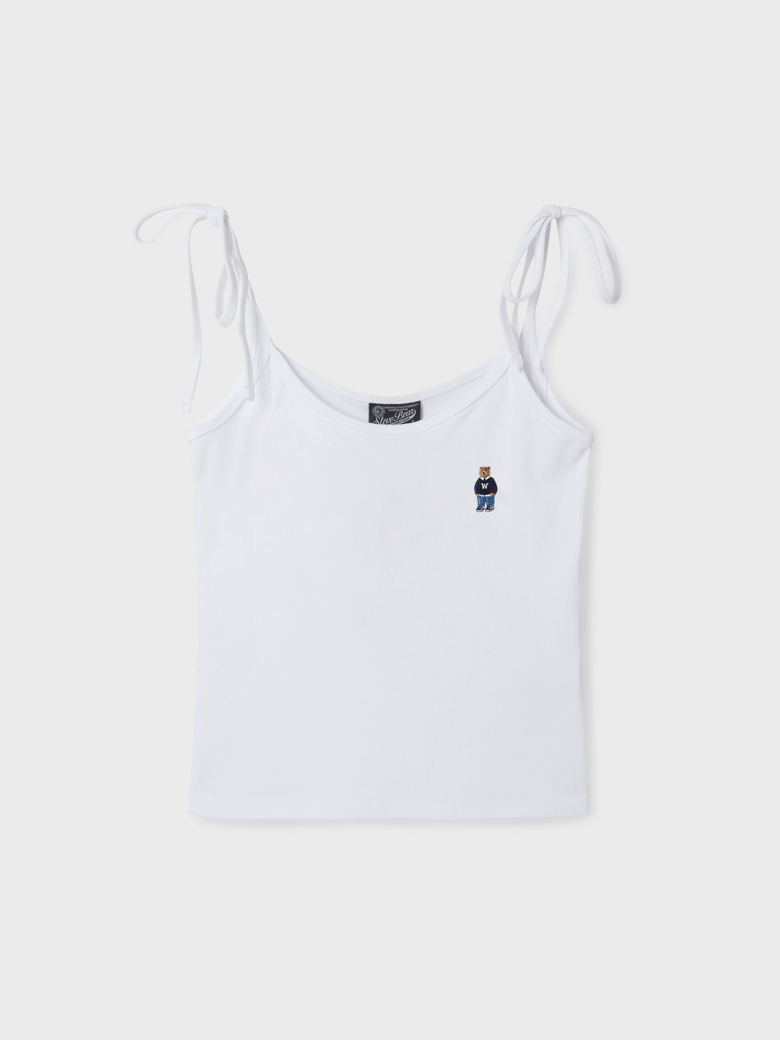 WHO A U - Steve Ribbon Sleeveless[B] *2色* (WHRNF3751F)