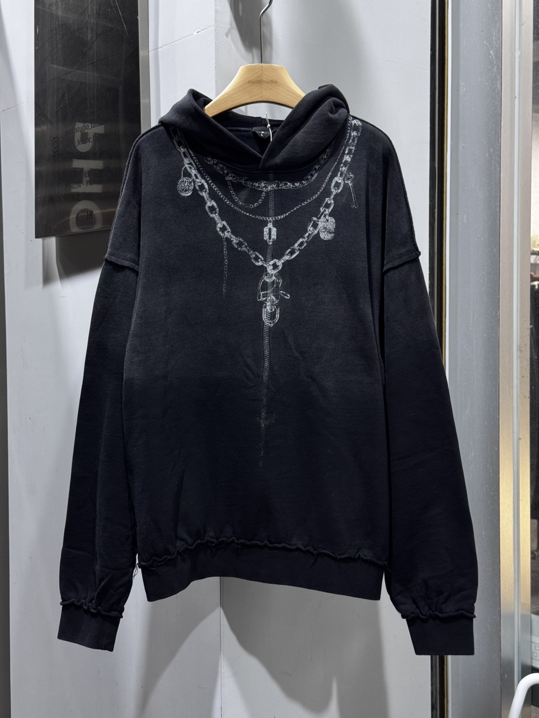 OVDY 復古水洗印花 帽Ｔ