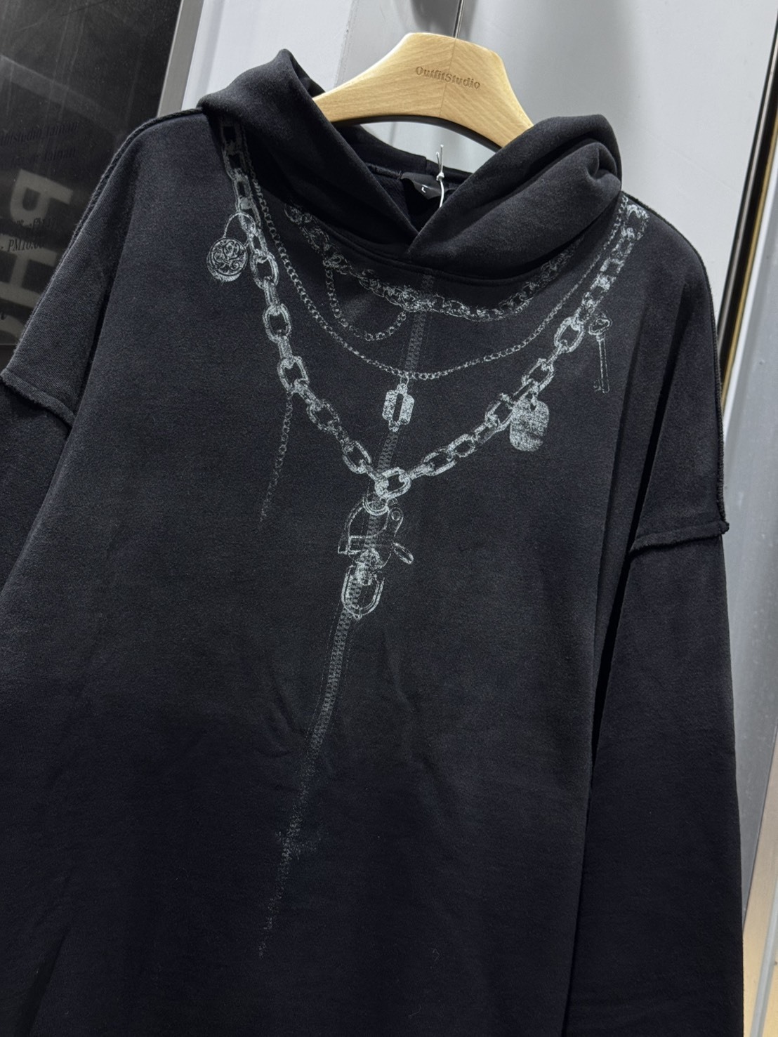 OVDY 復古水洗印花 帽Ｔ