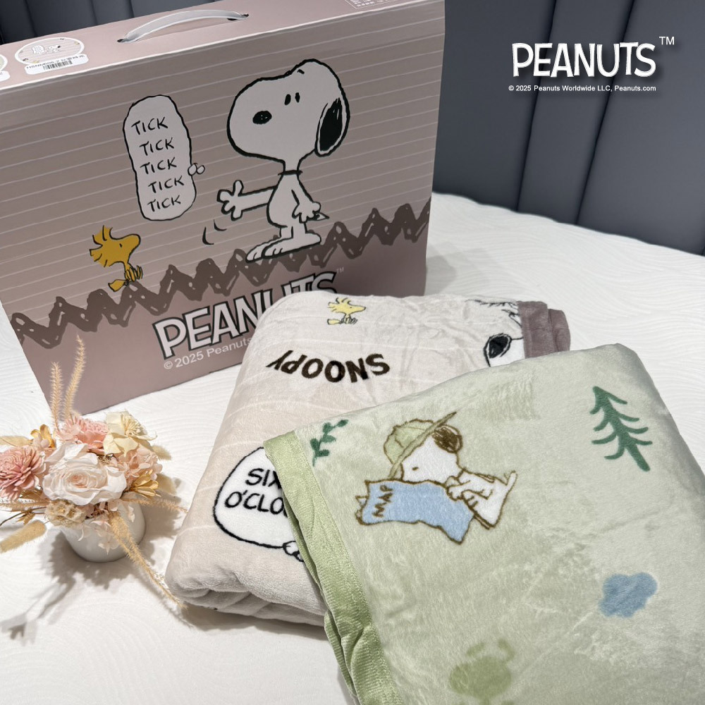 SNOOPY史努比舒適保暖毯