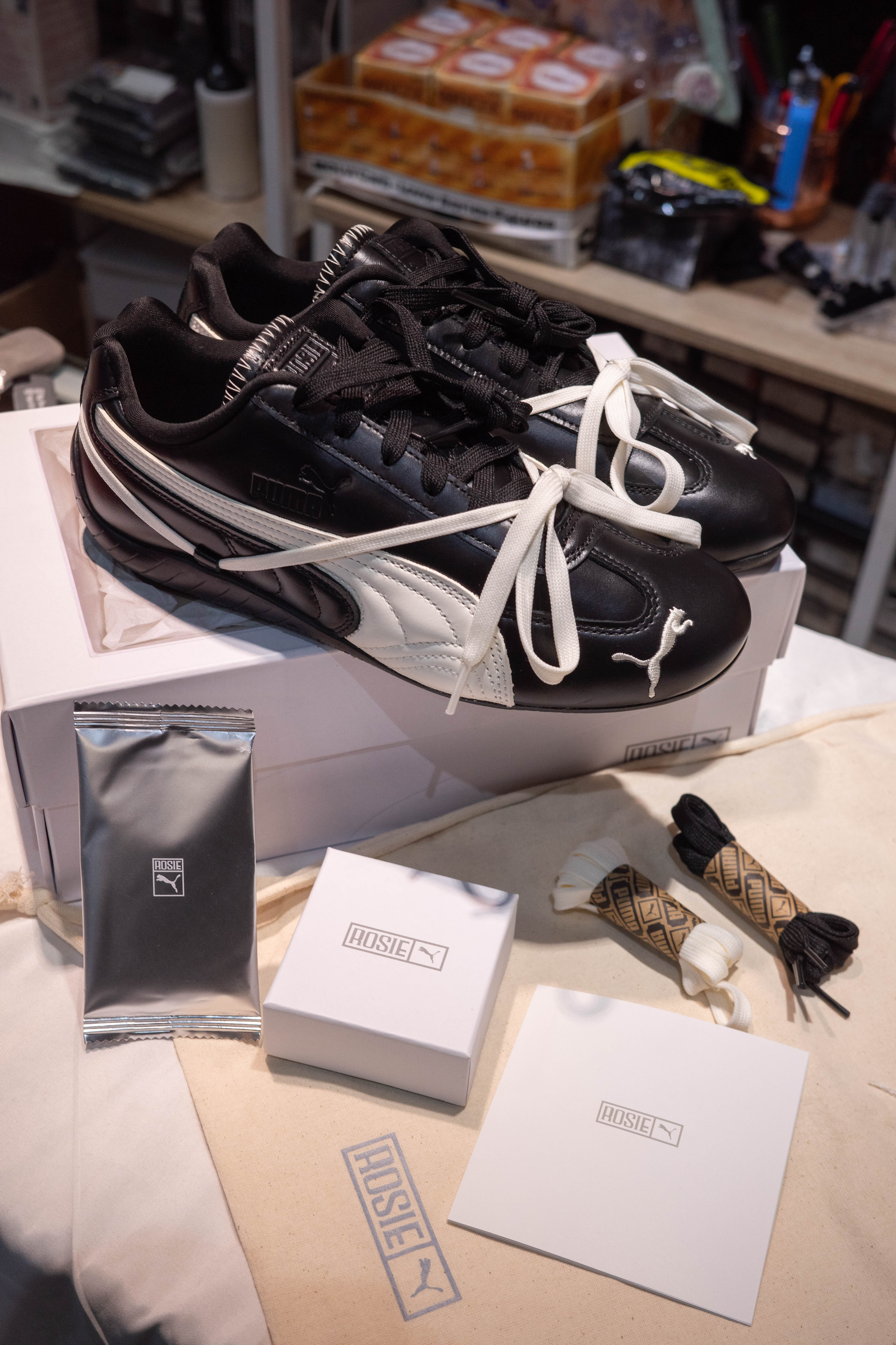 PUMA x ROSE 聯名 Speedcat PRM 皮革 黑404391-01 / 白404390-01