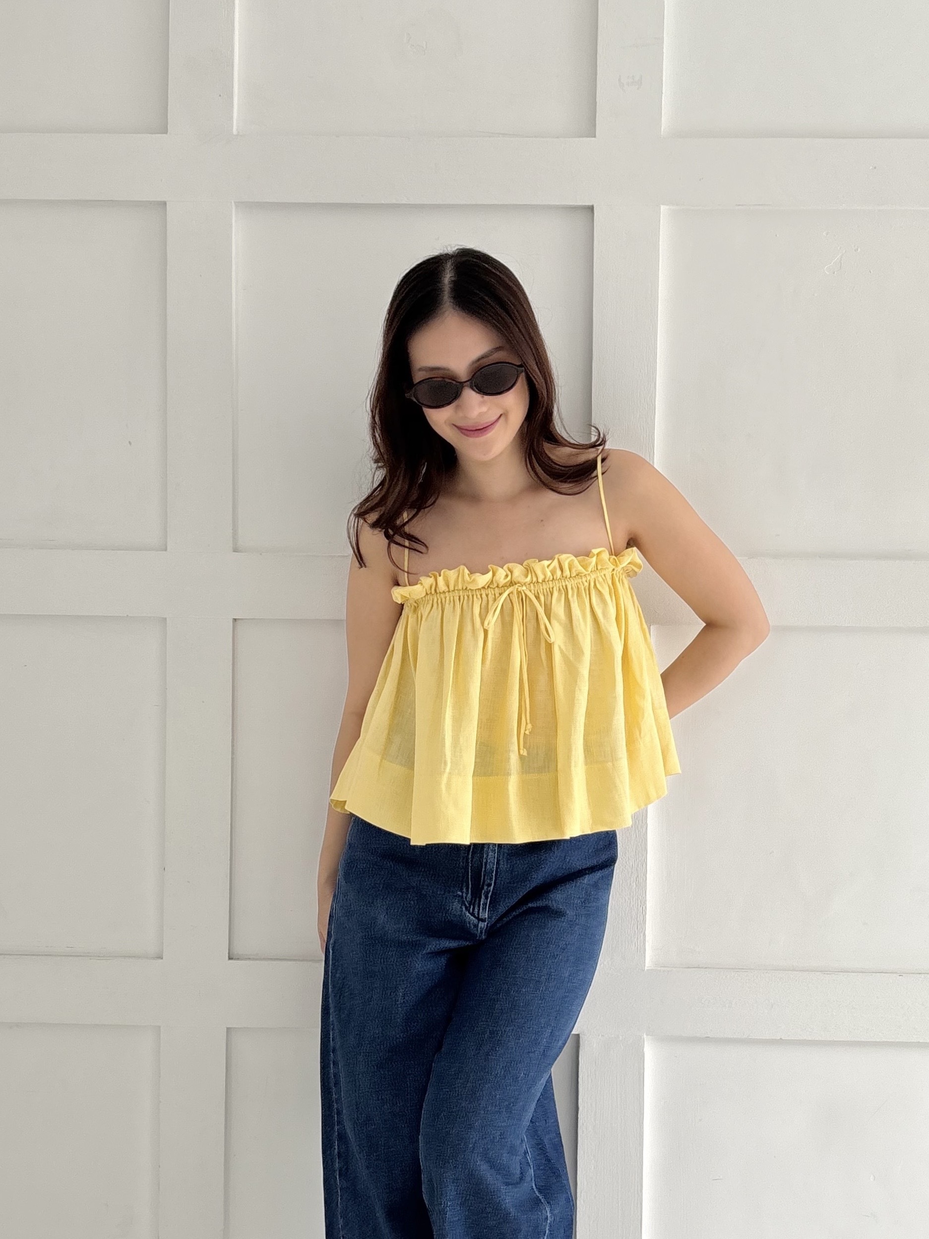 Lynn Pure Linen Top