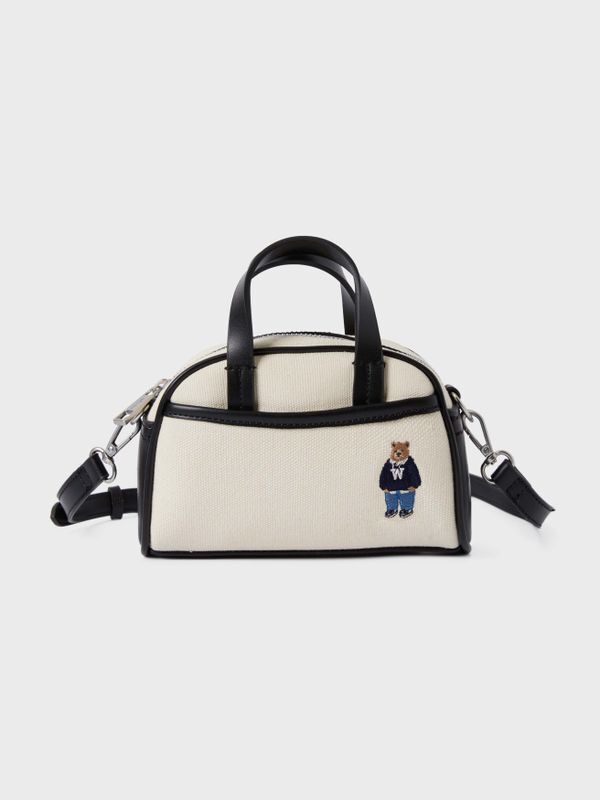 WHO A U - Steve Canvas Mini Tote Bag *3色* (WHBGG2223A)