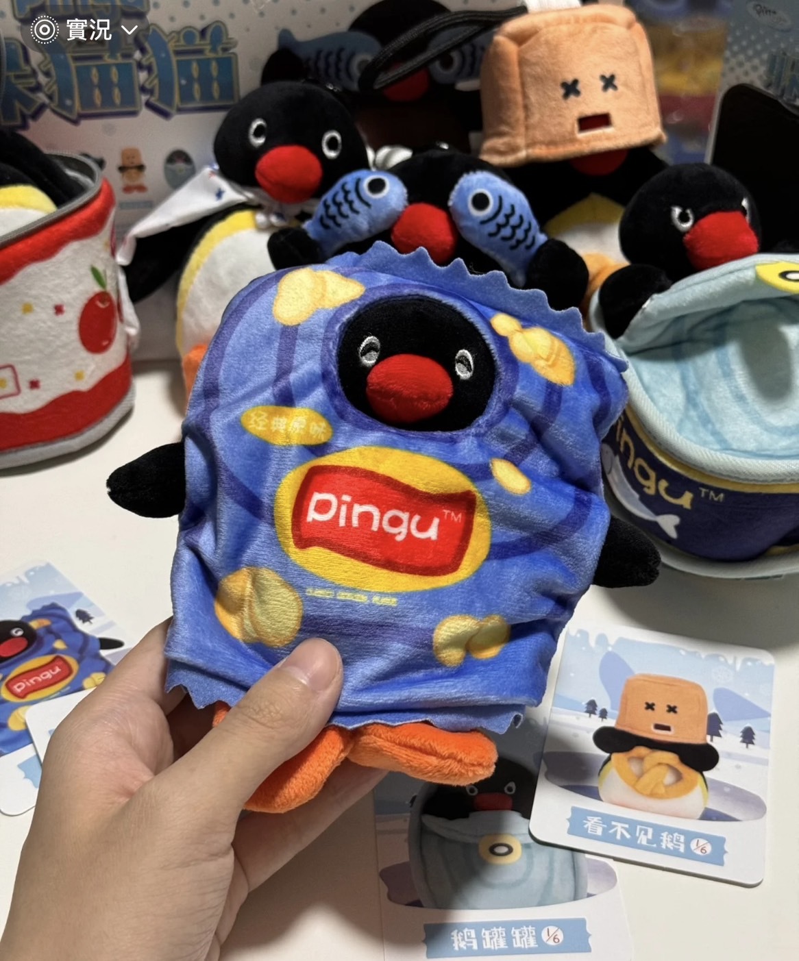 PINGU 躲貓貓系列 絨毛掛件盲盒