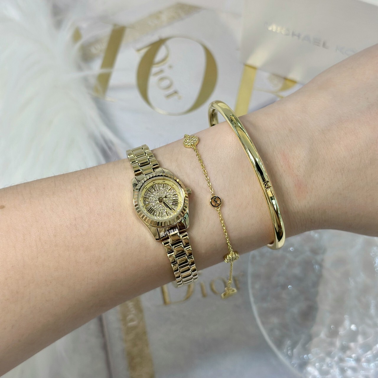 【MICHAEL KORS】Lexington  MK4944SET 19mm 現代鐘錶