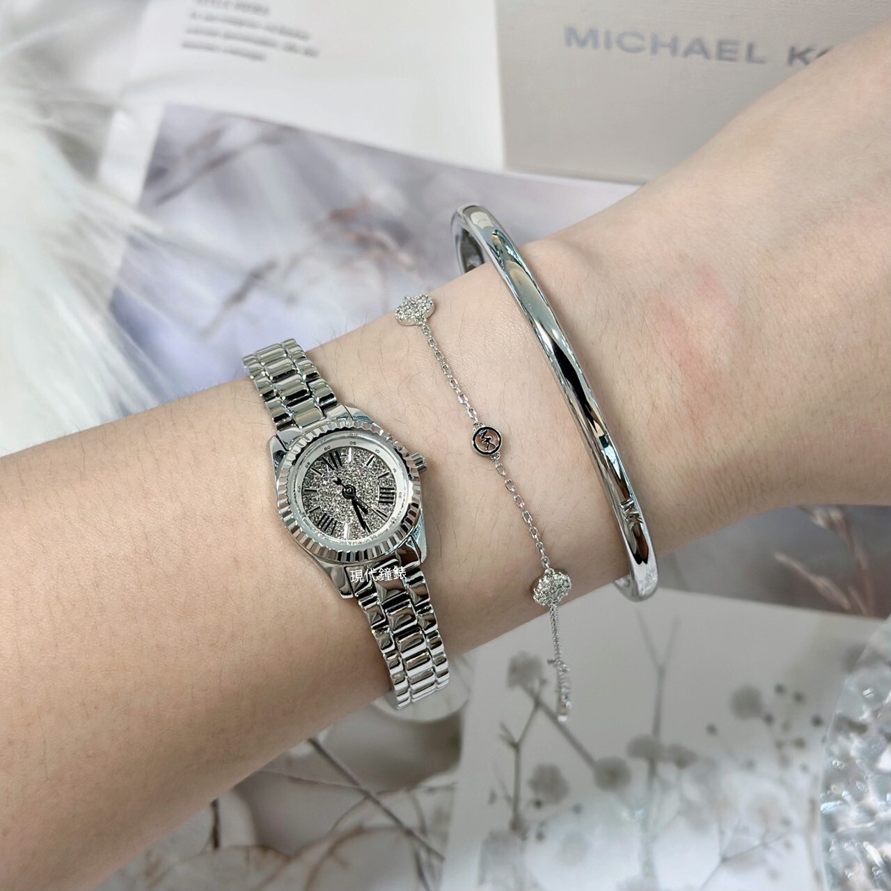 【MICHAEL KORS】Lexington  MK4948SET 19mm 現代鐘錶