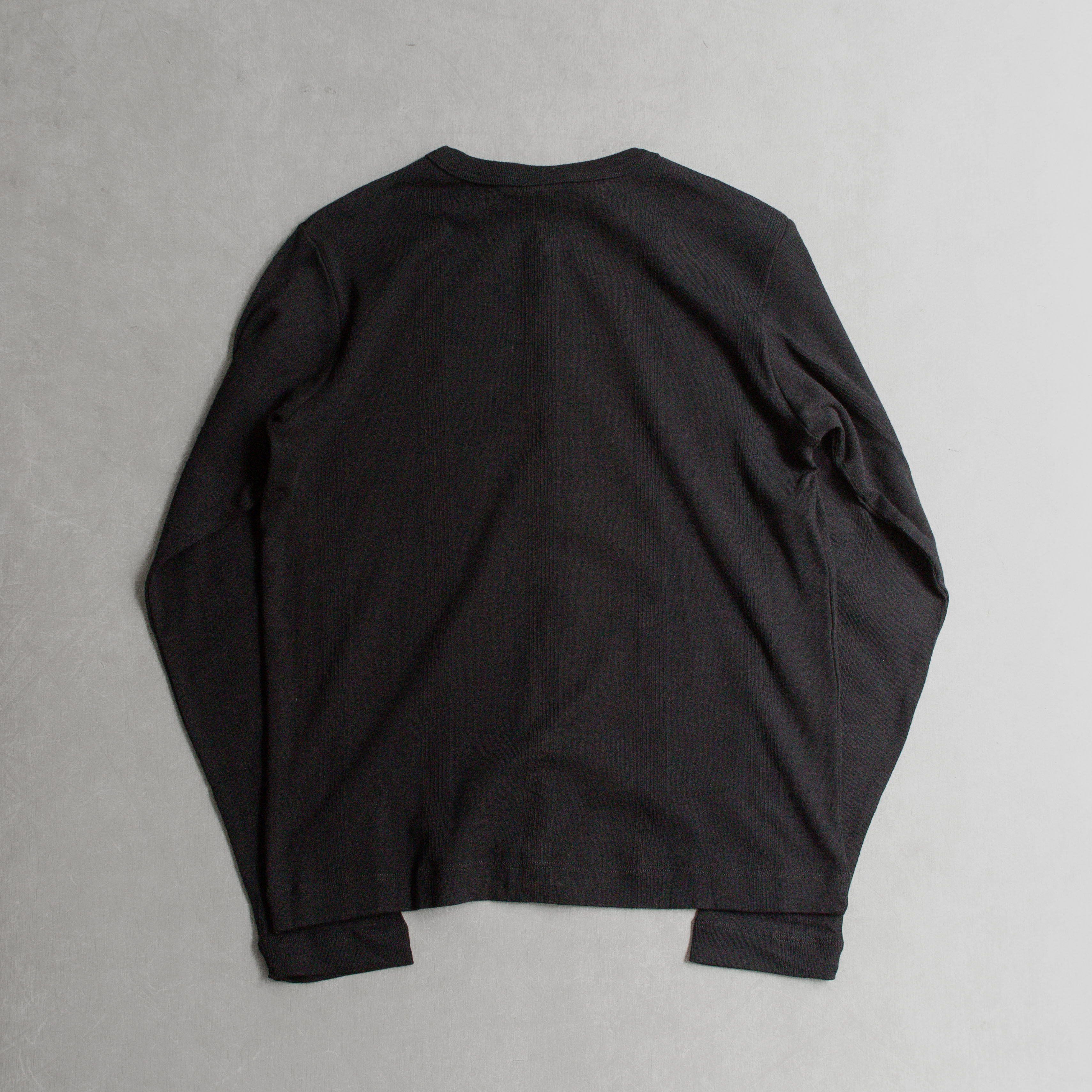 ROBERT P MILLER 851C PANEL-RIB CARDIGAN 圓領 黑色 按扣 外套