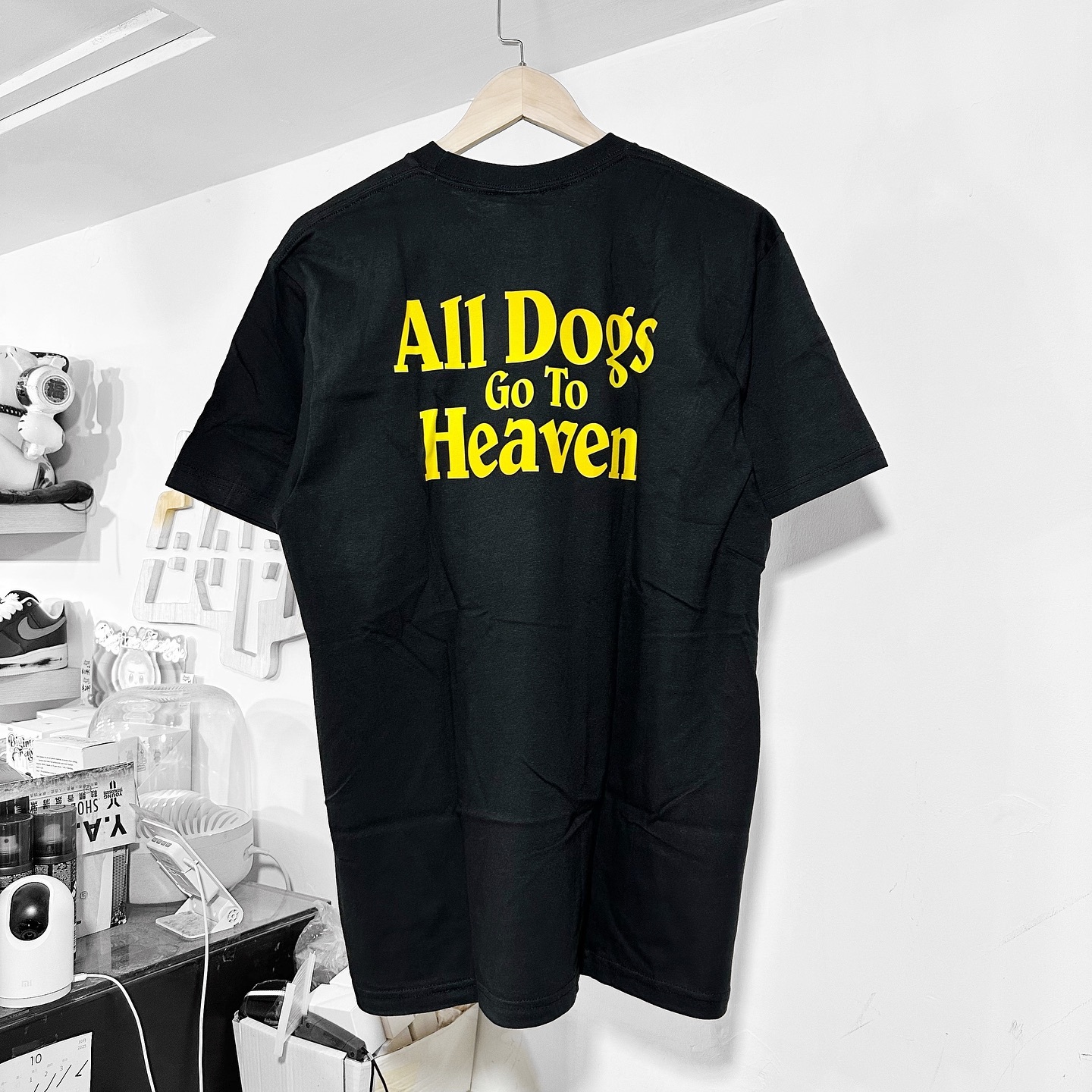 Supreme All Dogs Go To Heaven Tee Black