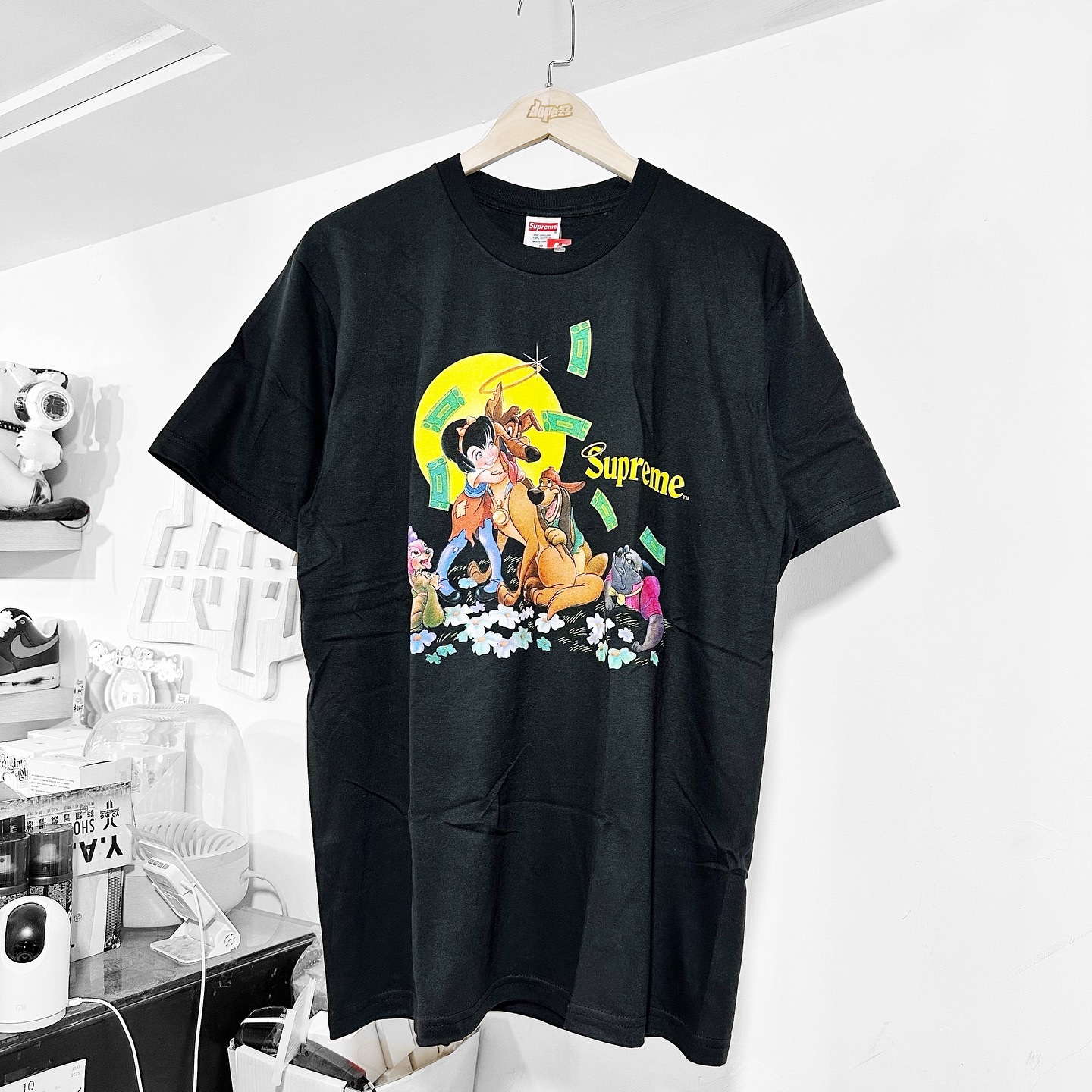 Supreme All Dogs Go To Heaven Tee Black