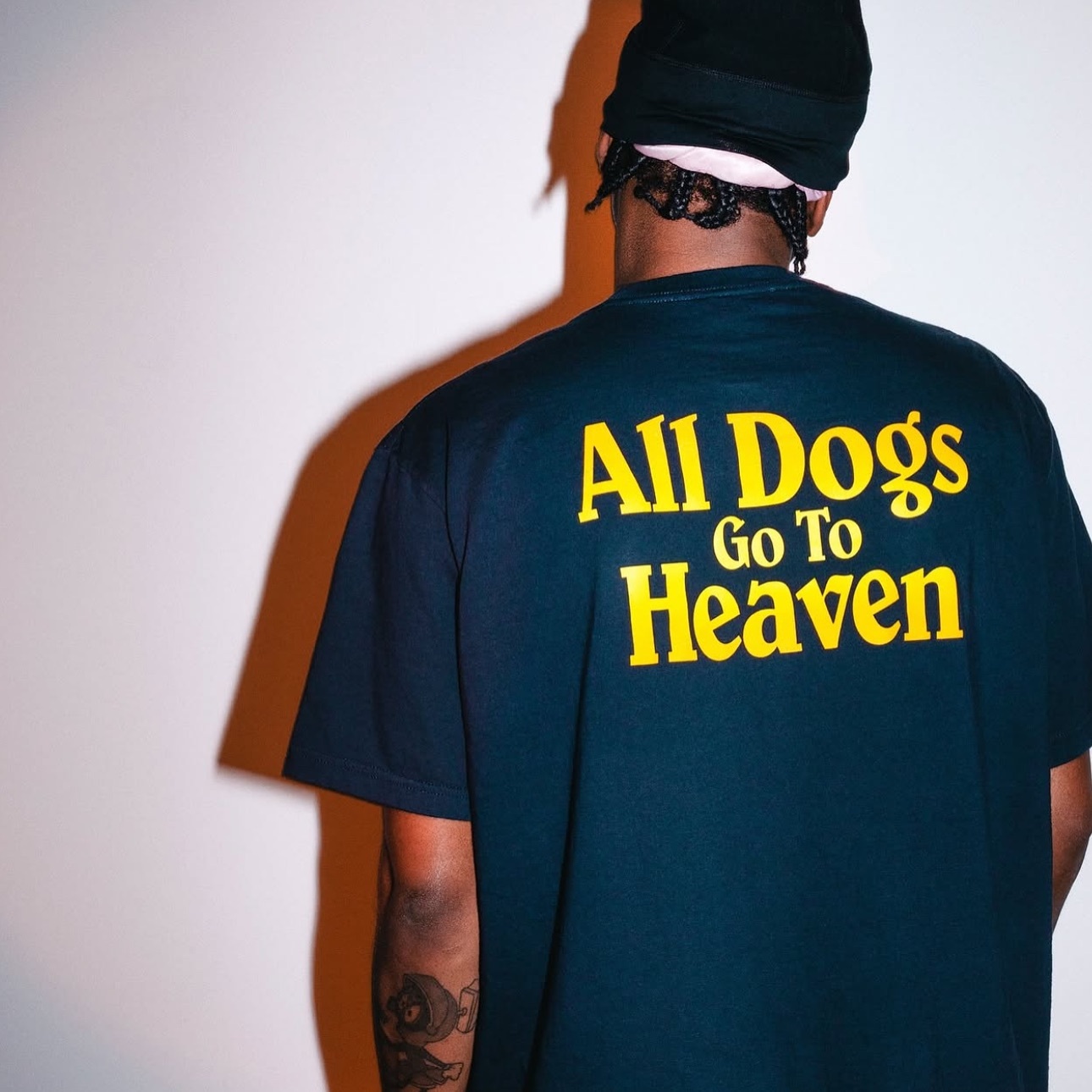 Supreme All Dogs Go To Heaven Tee Navy