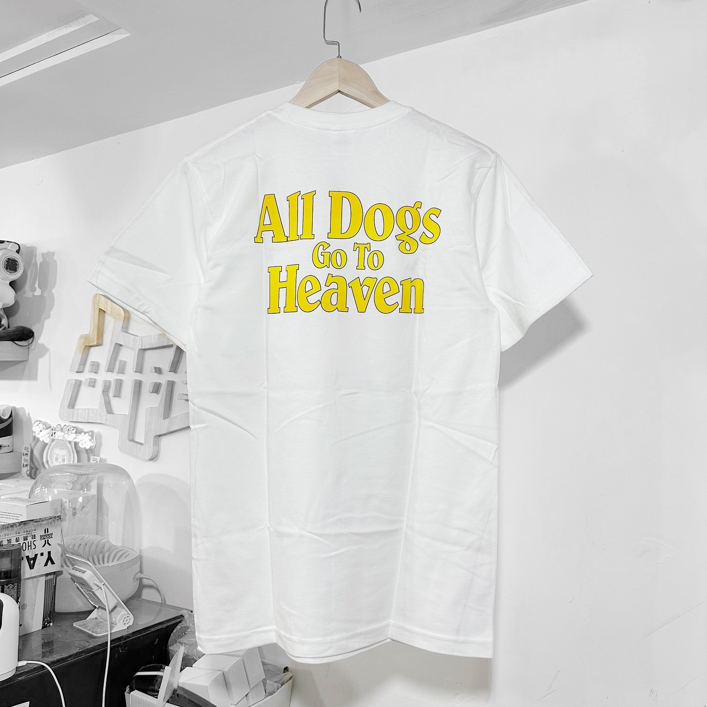 Supreme All Dogs Go To Heaven Tee White