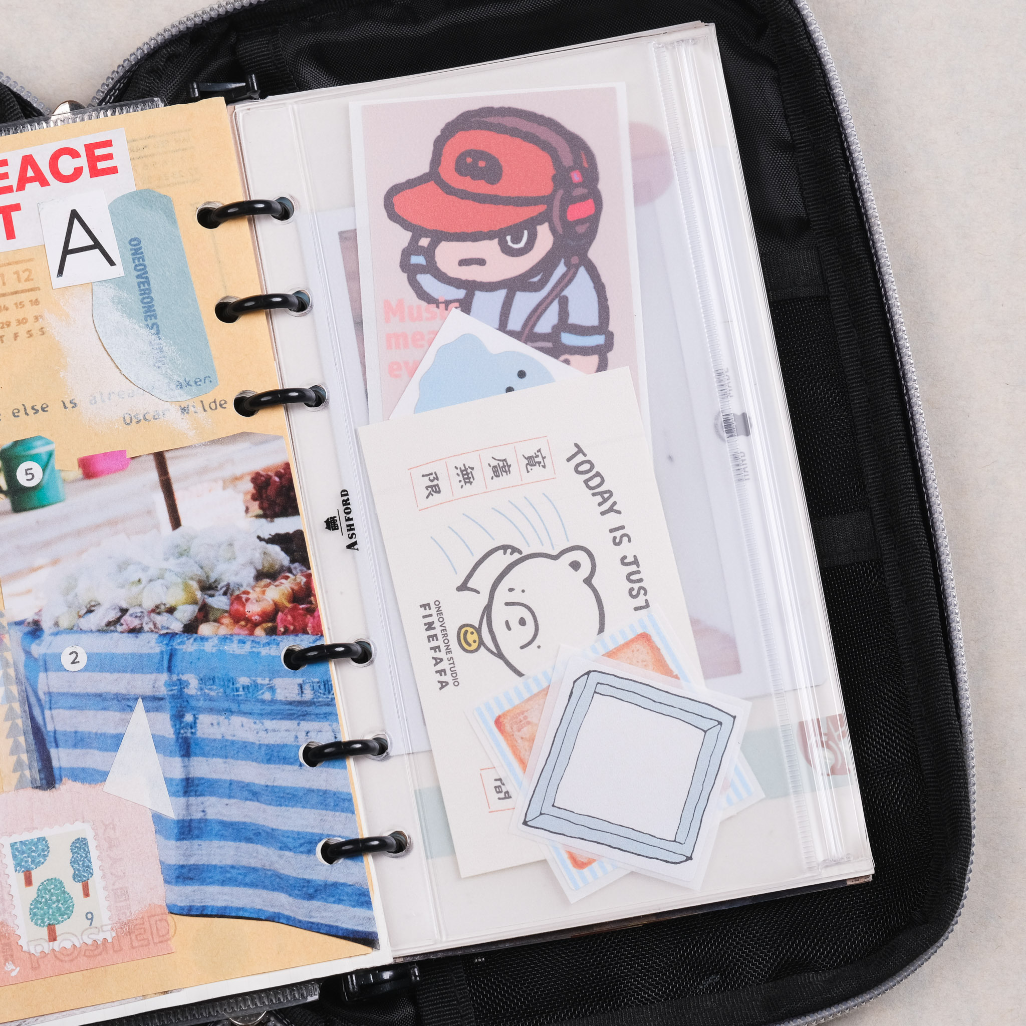 透明收納夾－夾鏈式/BIBLE/ASHFORD/JAPAN