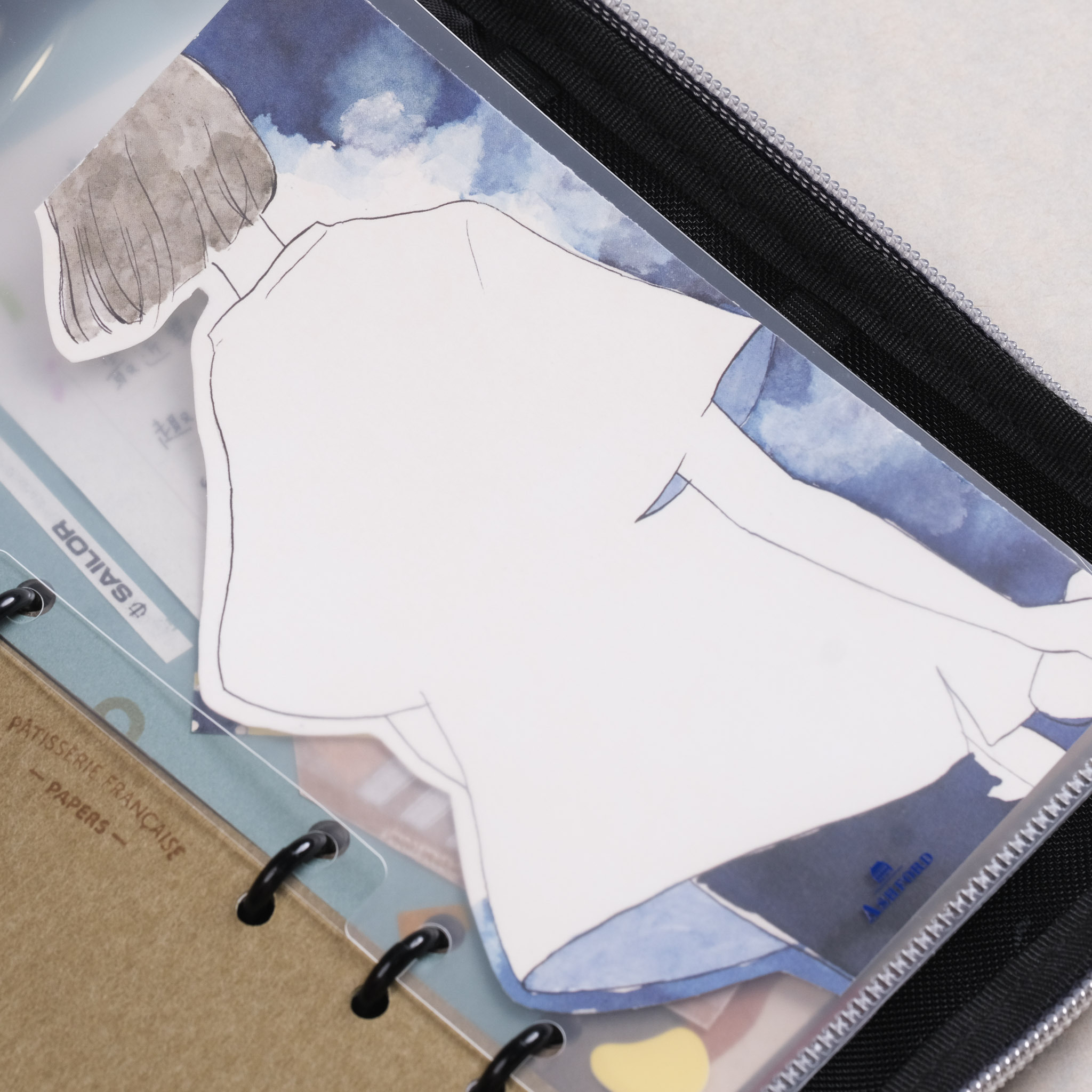 側掀式資料夾/3入/BIBLE/ASHFORD/JAPAN