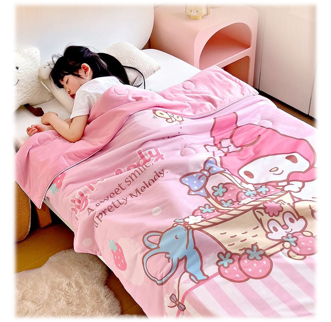 MY MELODY Sanrio  |輕柔凉感冷氣被  冰涼被