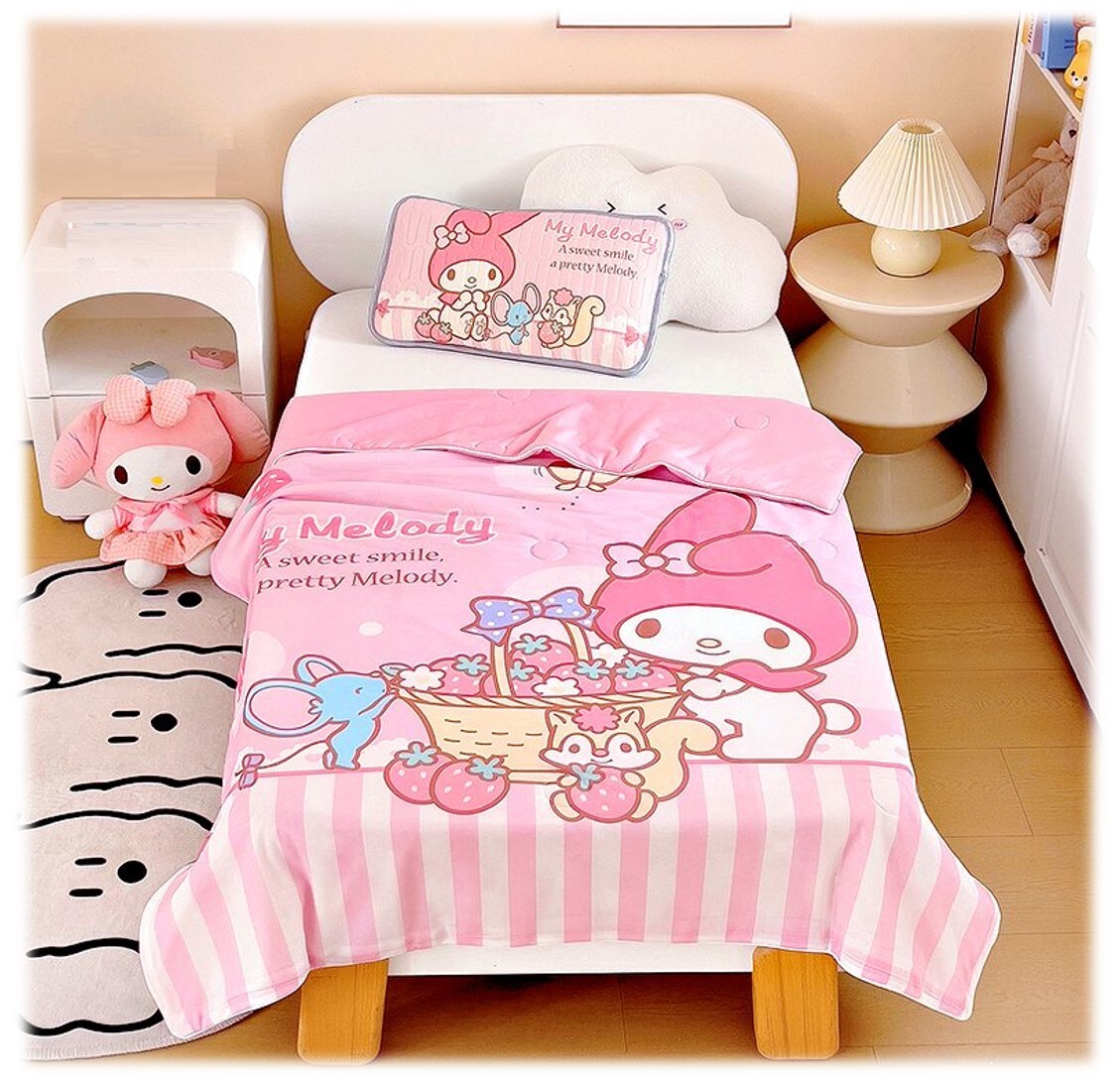 MY MELODY Sanrio  |輕柔凉感冷氣被  冰涼被