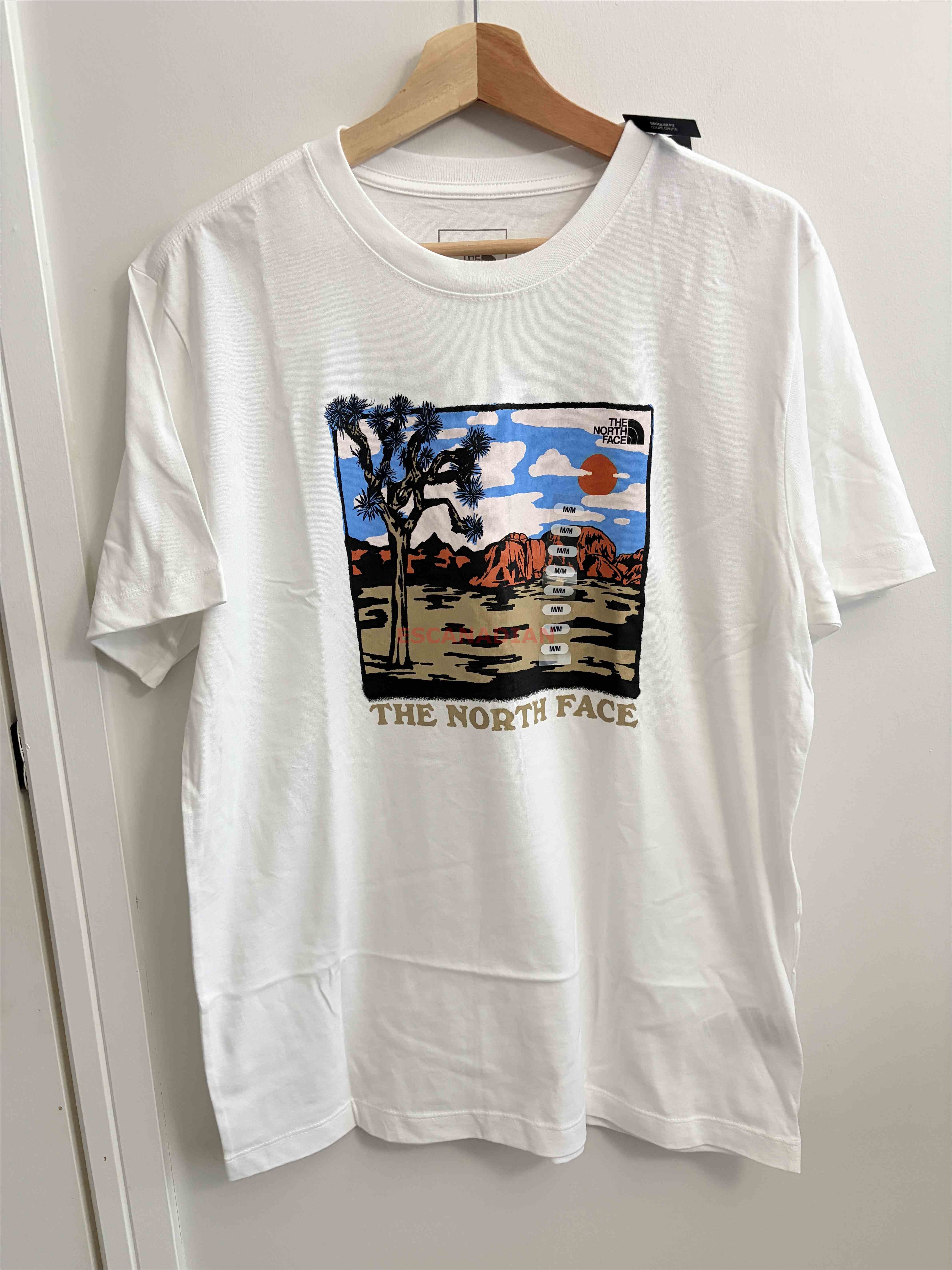 THE NORTH FACE 男大人 沙漠圖案 短TEE