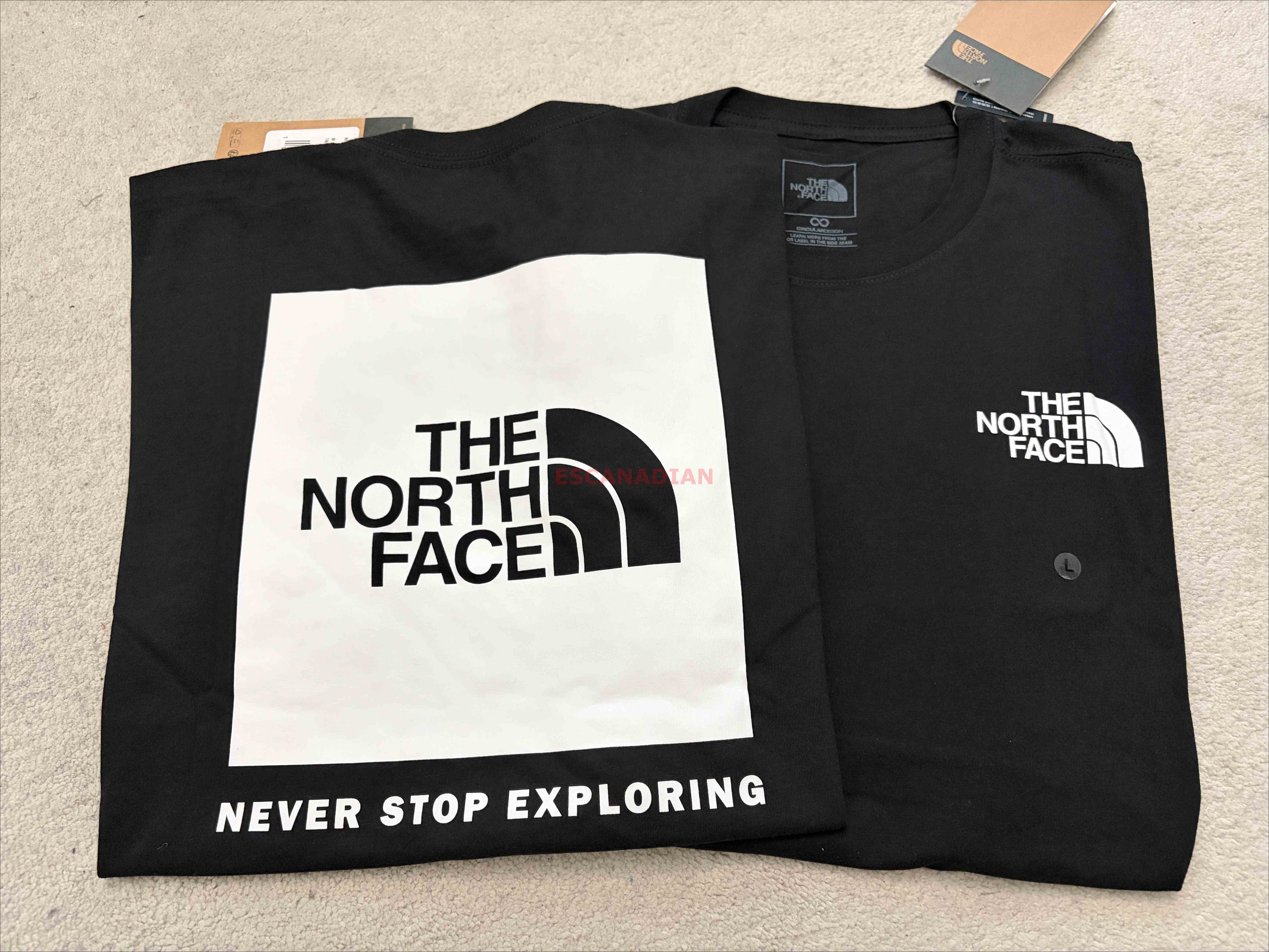 THE NORTH FACE 男大人 經典BOX LOGO 短TEE